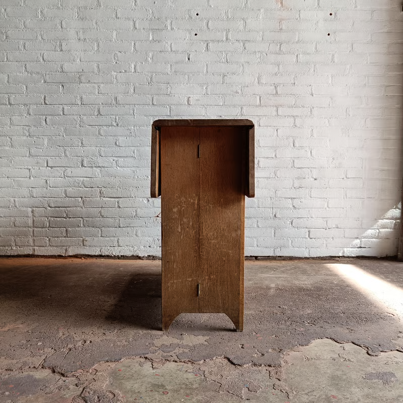 Unique folding table with magazine rack