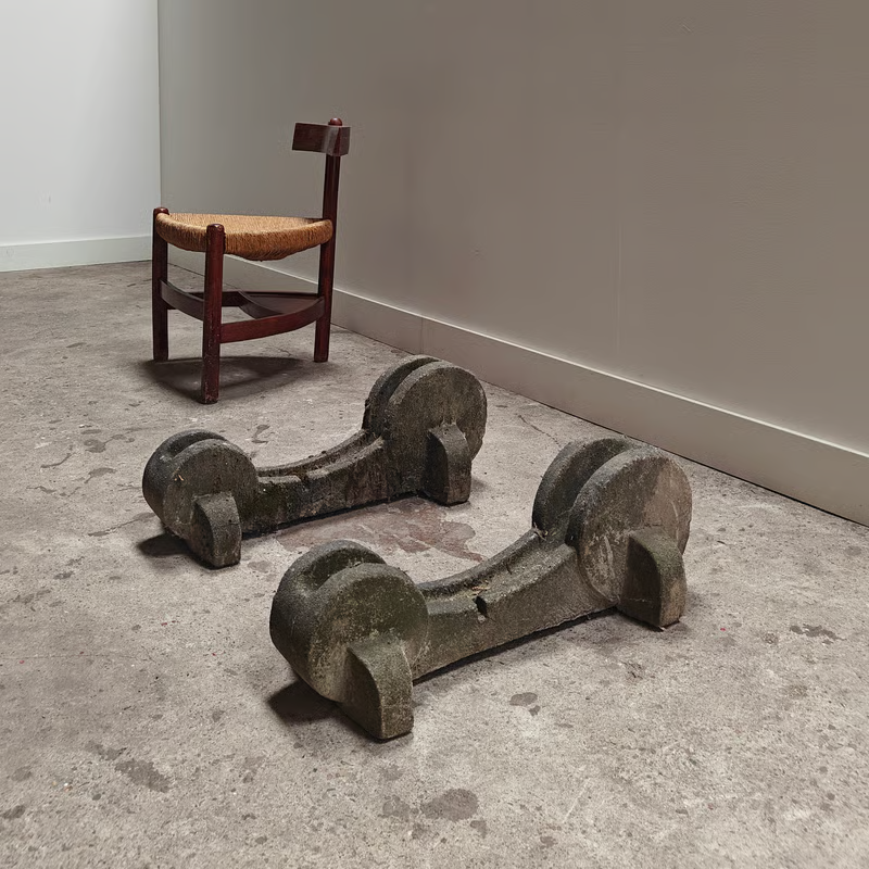 Concrete art deco bicycle racks 3.png