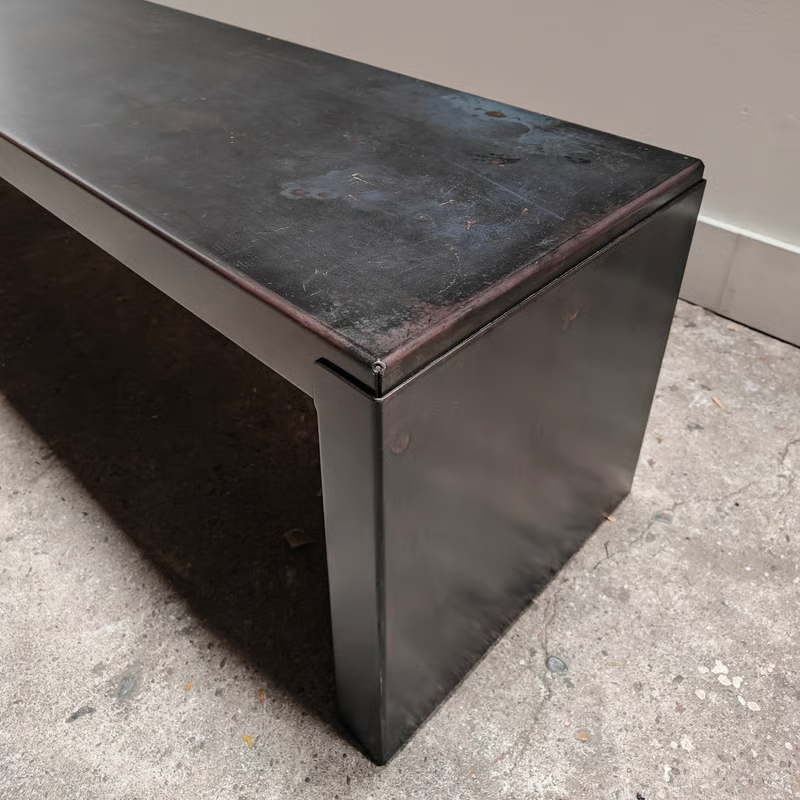 Dark steel rectangular coffee table or low sidetable 8.png