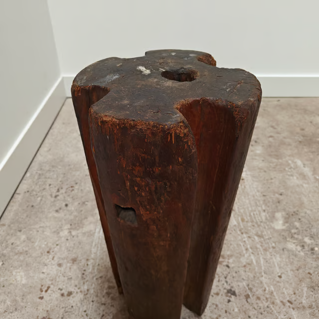 Antique wooden wabi sabi pedestals 7.png