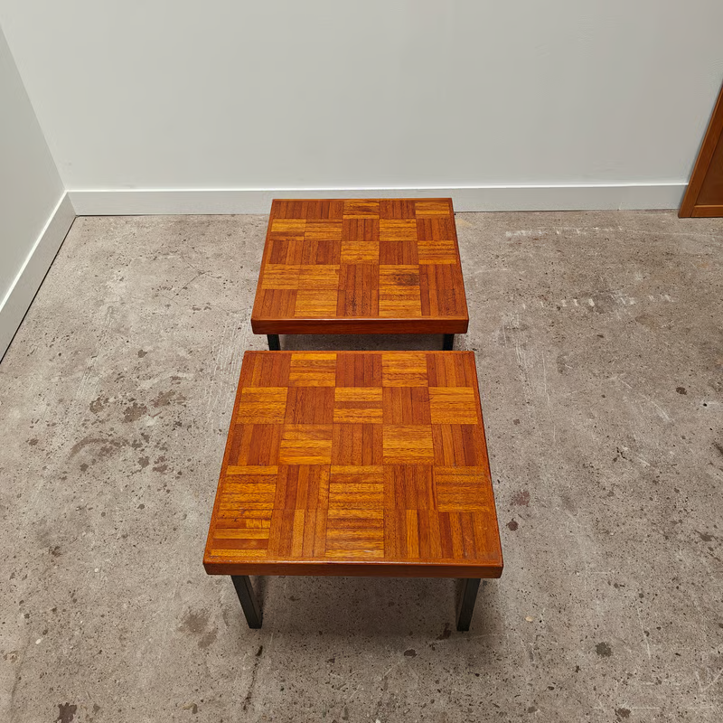 Wood parquet side tables set-2 3.png