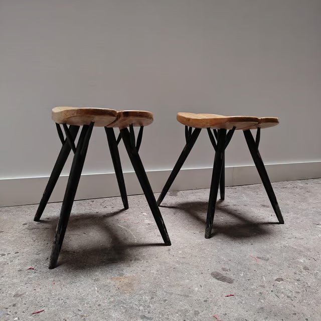 Pirkka stools, Ilmari Tapiovaara, Laukaan Puu 1950's 7.png