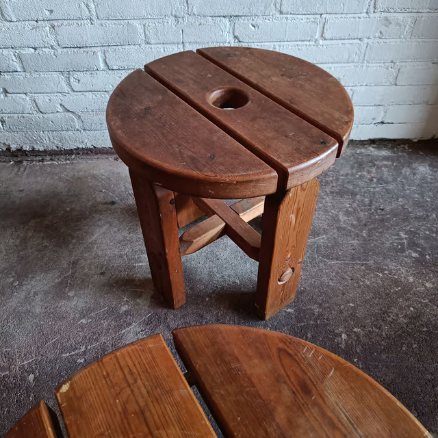 Scandinavian 1970s pine stools, set-2 7.png