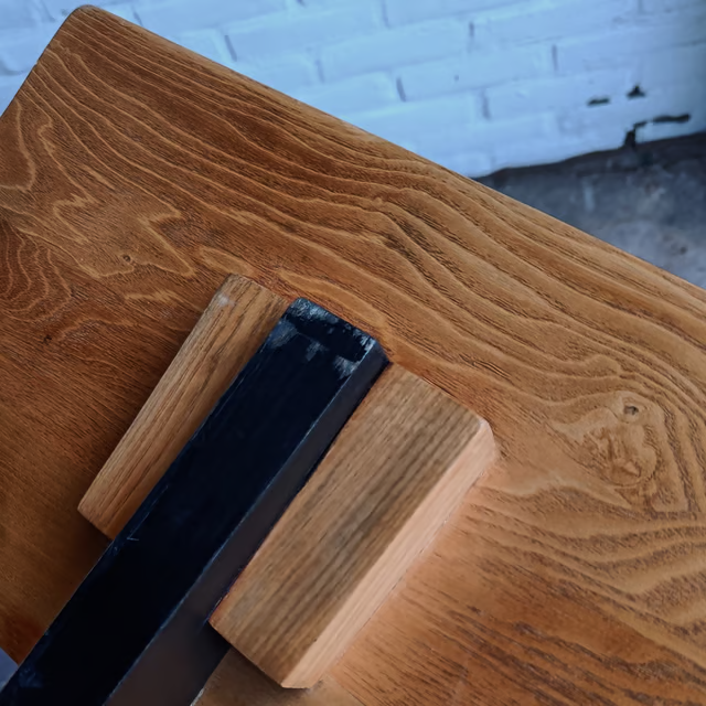 Tripod chair from Austria, back view