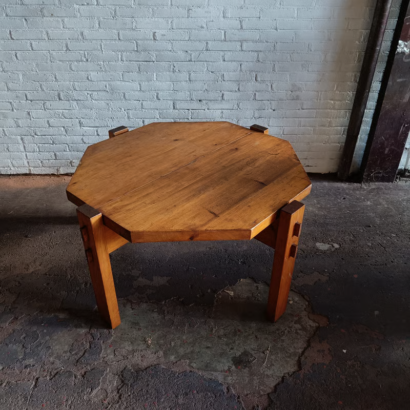 Modernist pine table