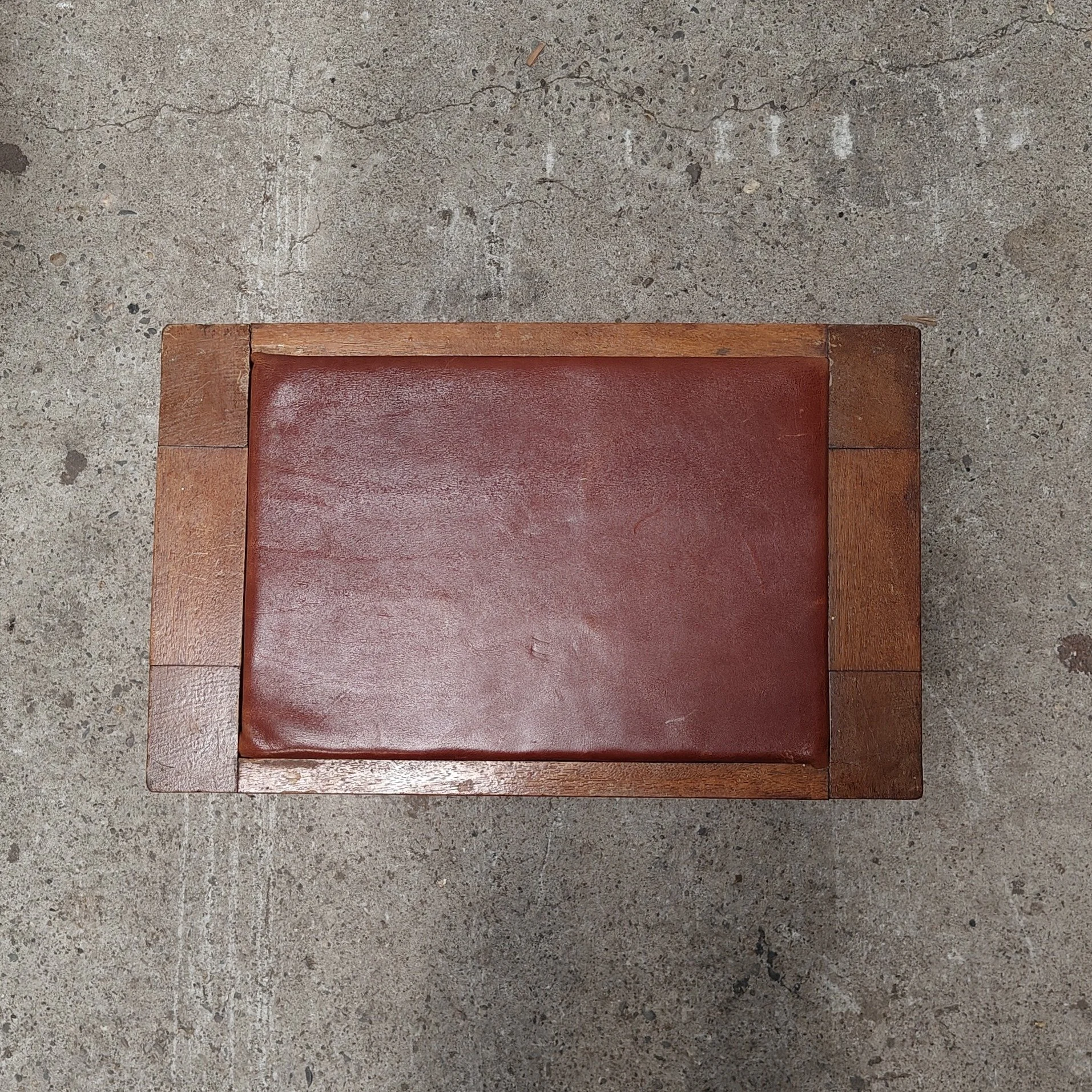 Art Deco stool with leather seat 5.jpg