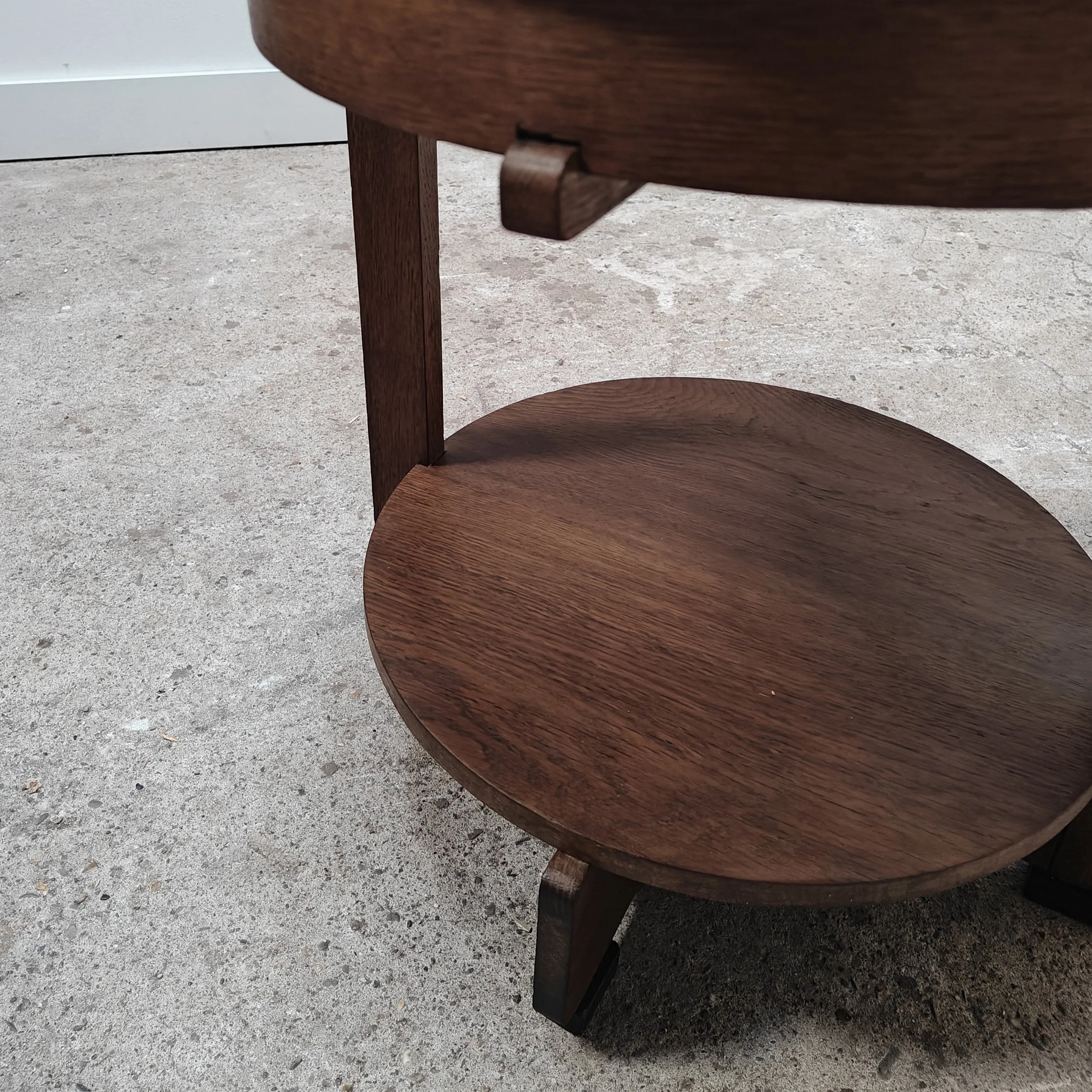 Amsterdam school oak sidetable with semi floating top 8.jpg