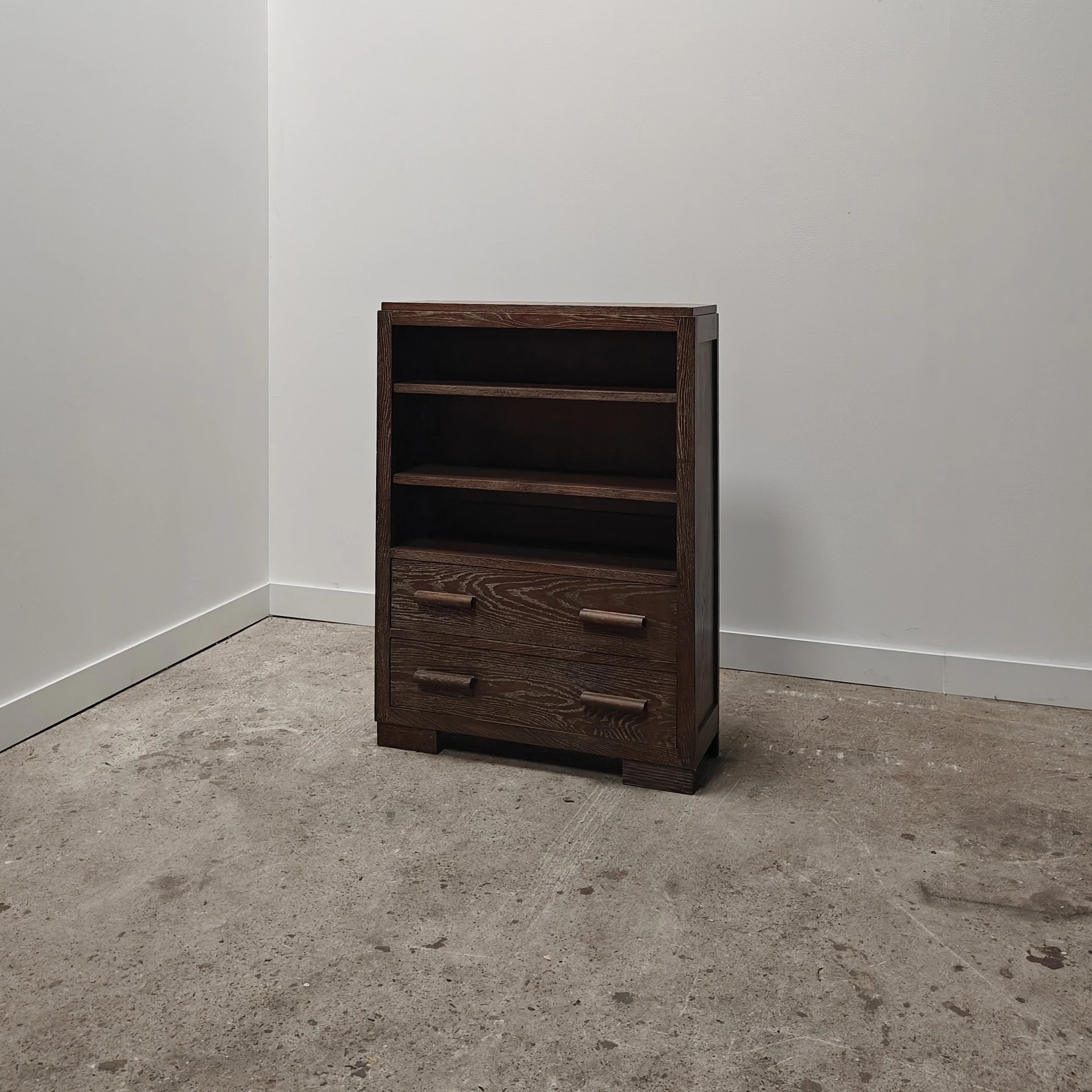 Art deco oak bookcase with drawers 6.jpg