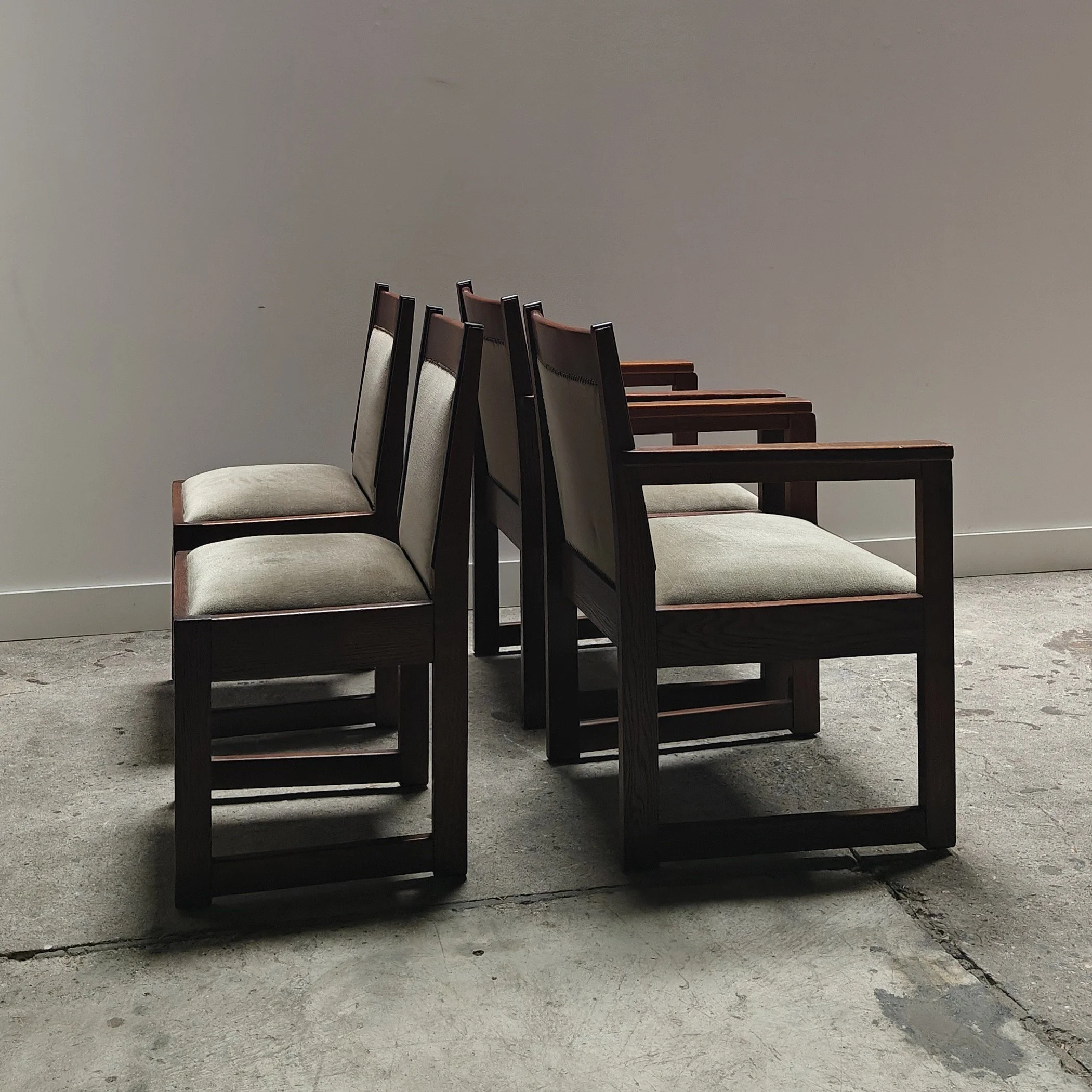 Haagse school dining or side chairs green veloer 6.jpg