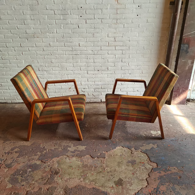1950's checkered armchairs 1.png