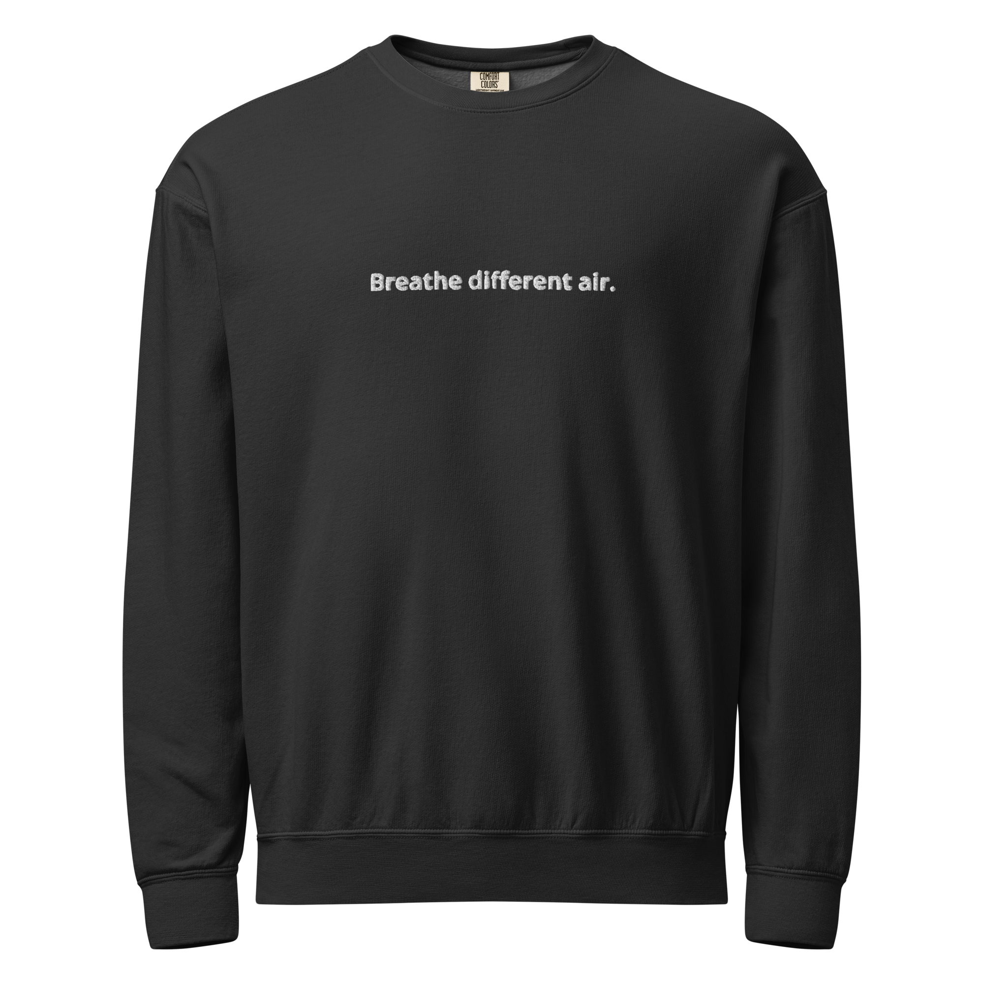 Breathe Different Air Crewneck