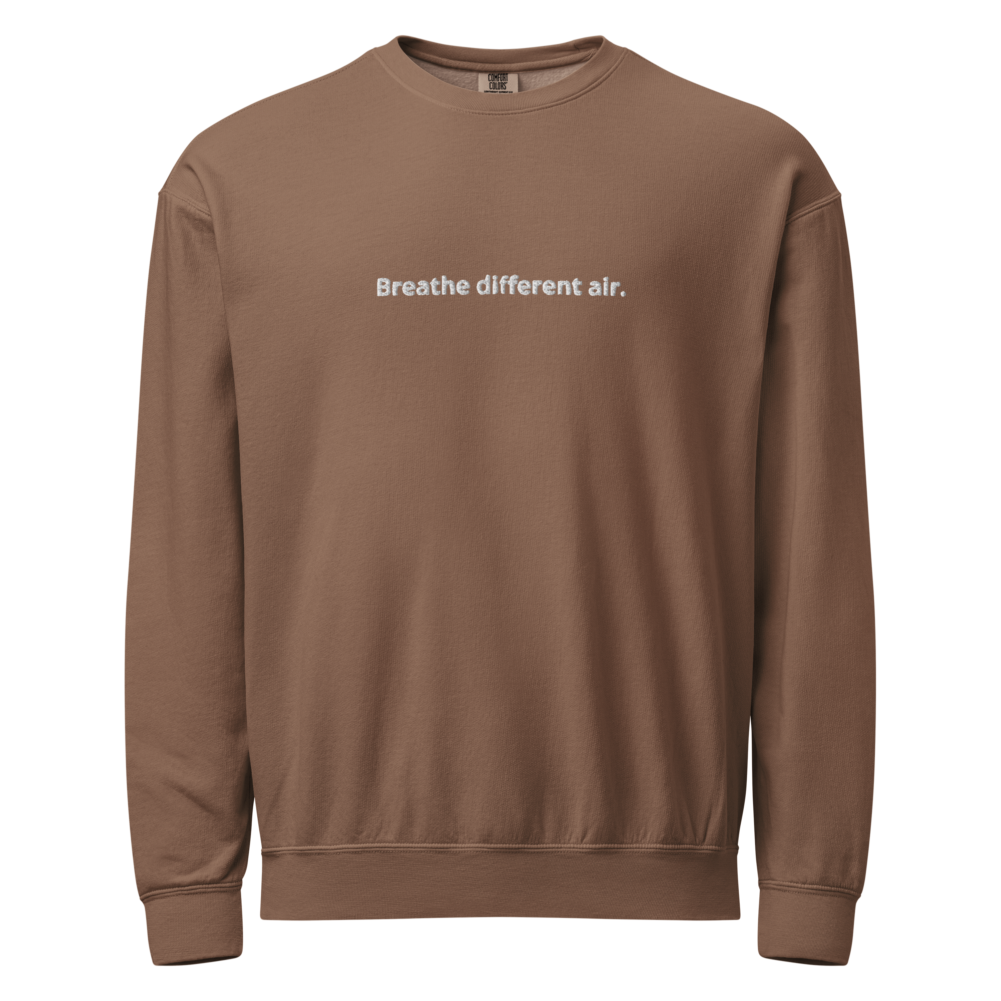 Breathe Different Air Crewneck