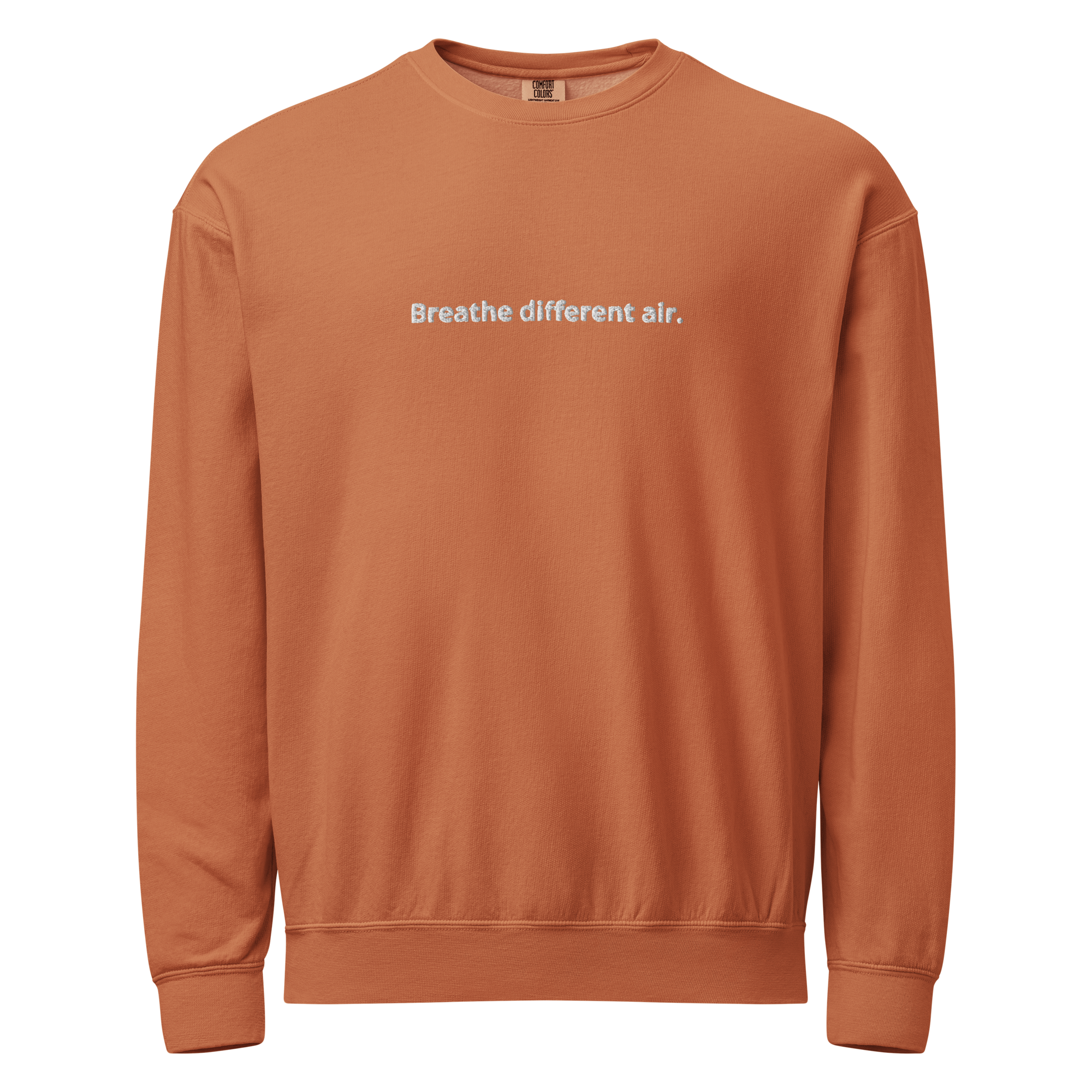 Breathe Different Air Crewneck