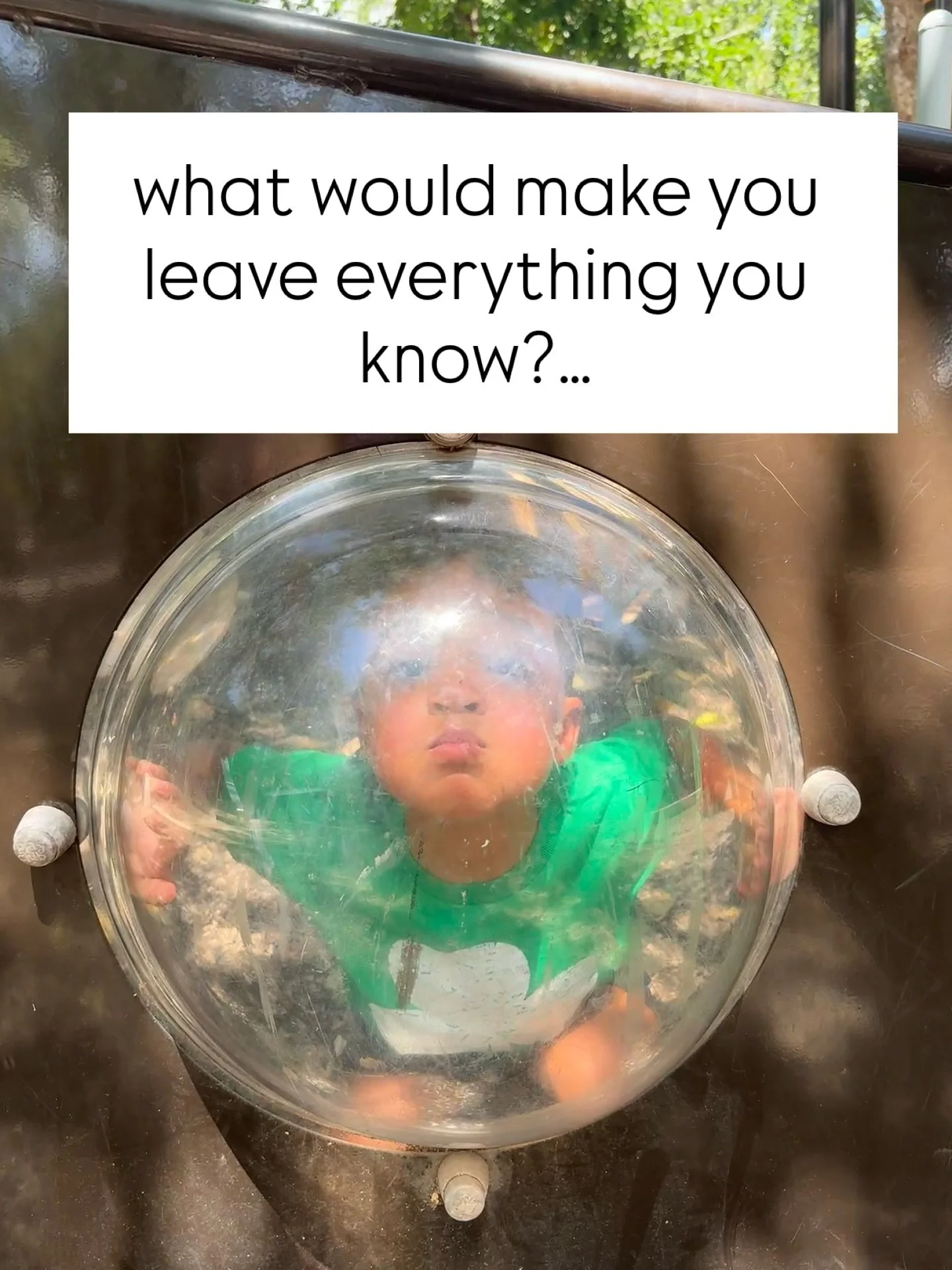 The road to leaving the US in 2024 was a long one, with scouting trips over many years to Uruguay, Cape Town, Puerto Viejo, and finally M&eacute;rida, where we found our new &ldquo;home.&rdquo;

We didn&rsquo;t leave for adventure - we left for him. 