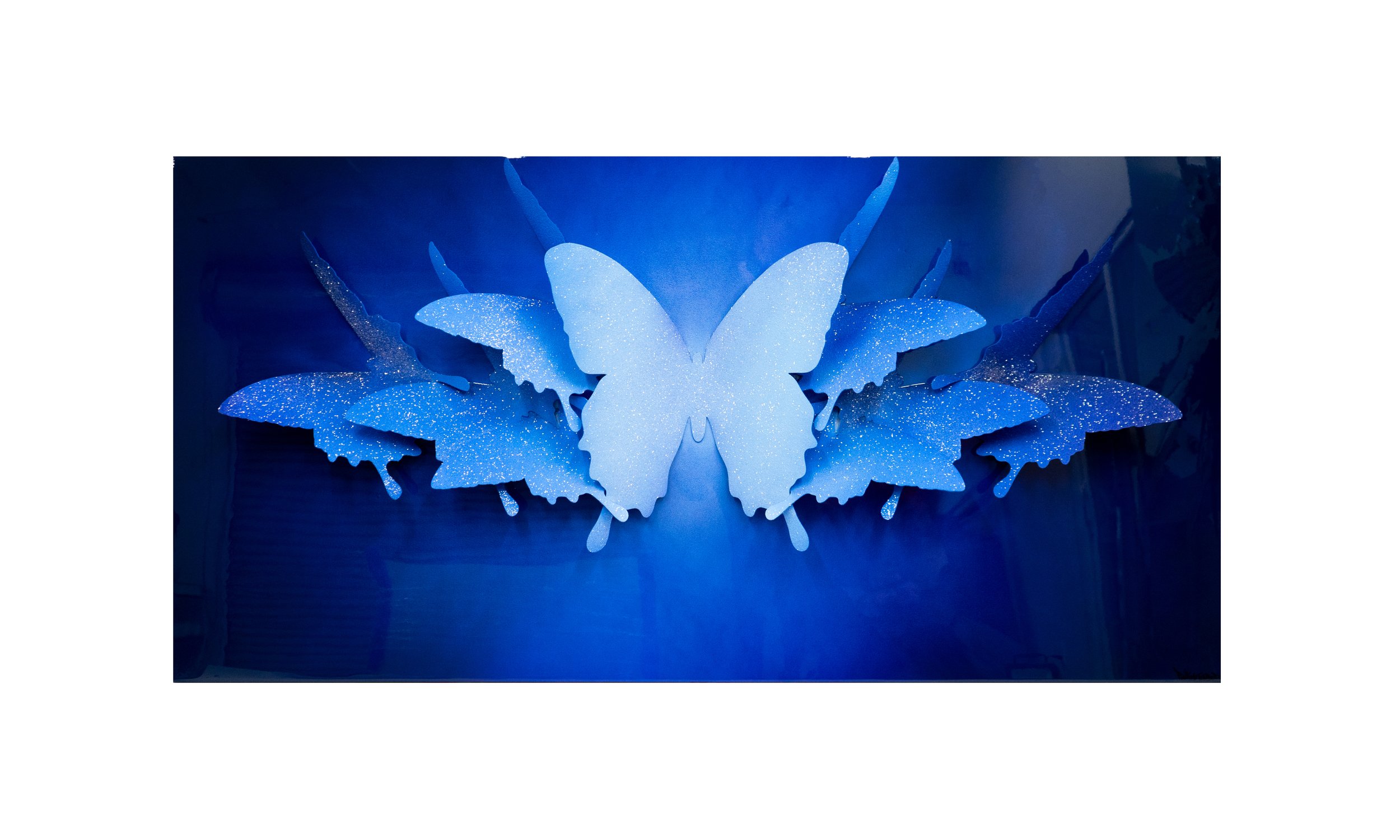 Fine art photography featuring 3D butterflies by PunkMeTender