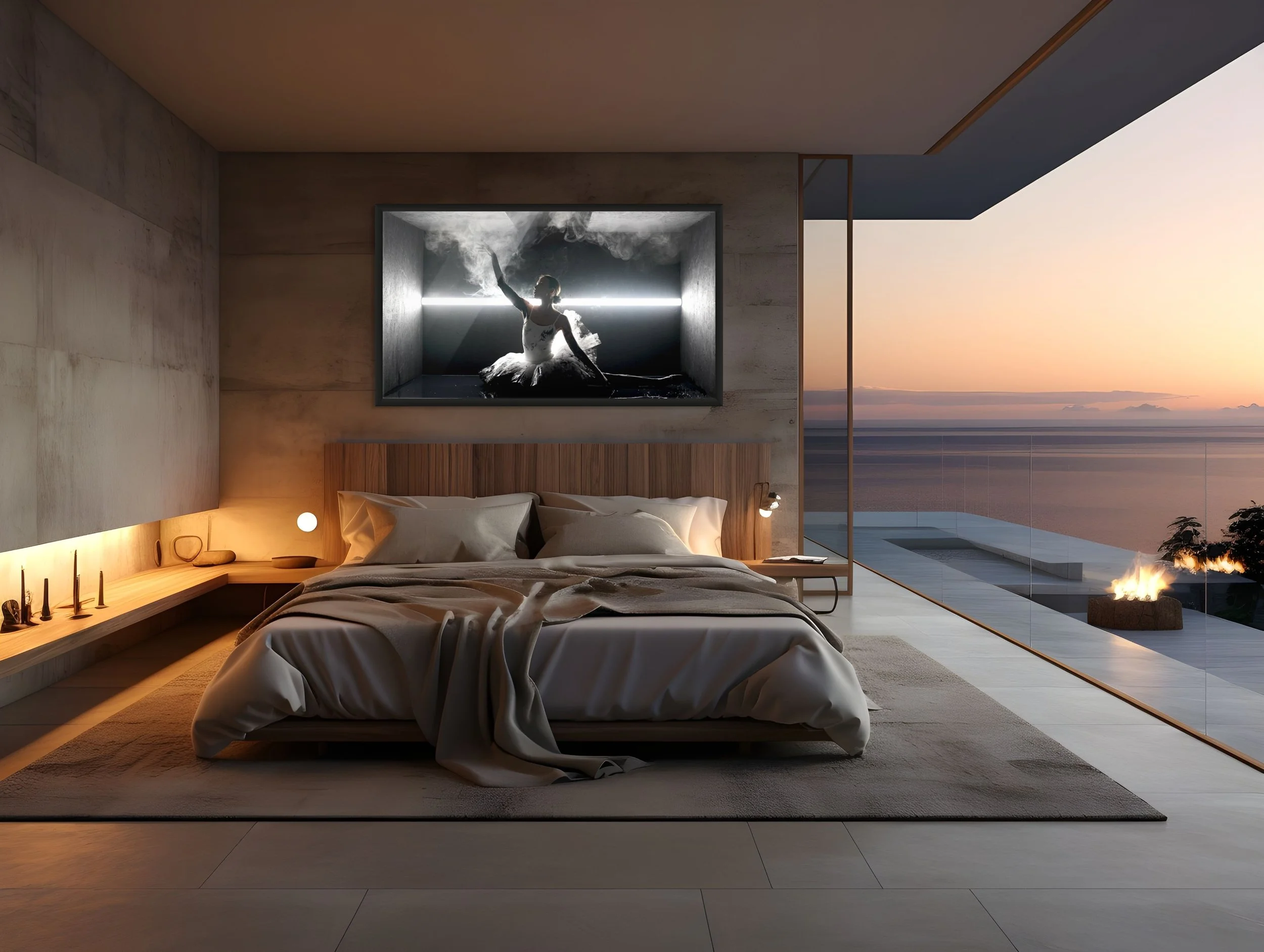 Explore digital and video artworks by PunkMeTender, featuring immersive visual storytelling, movement, light, and contemporary emotional depth, featuring ballerina.