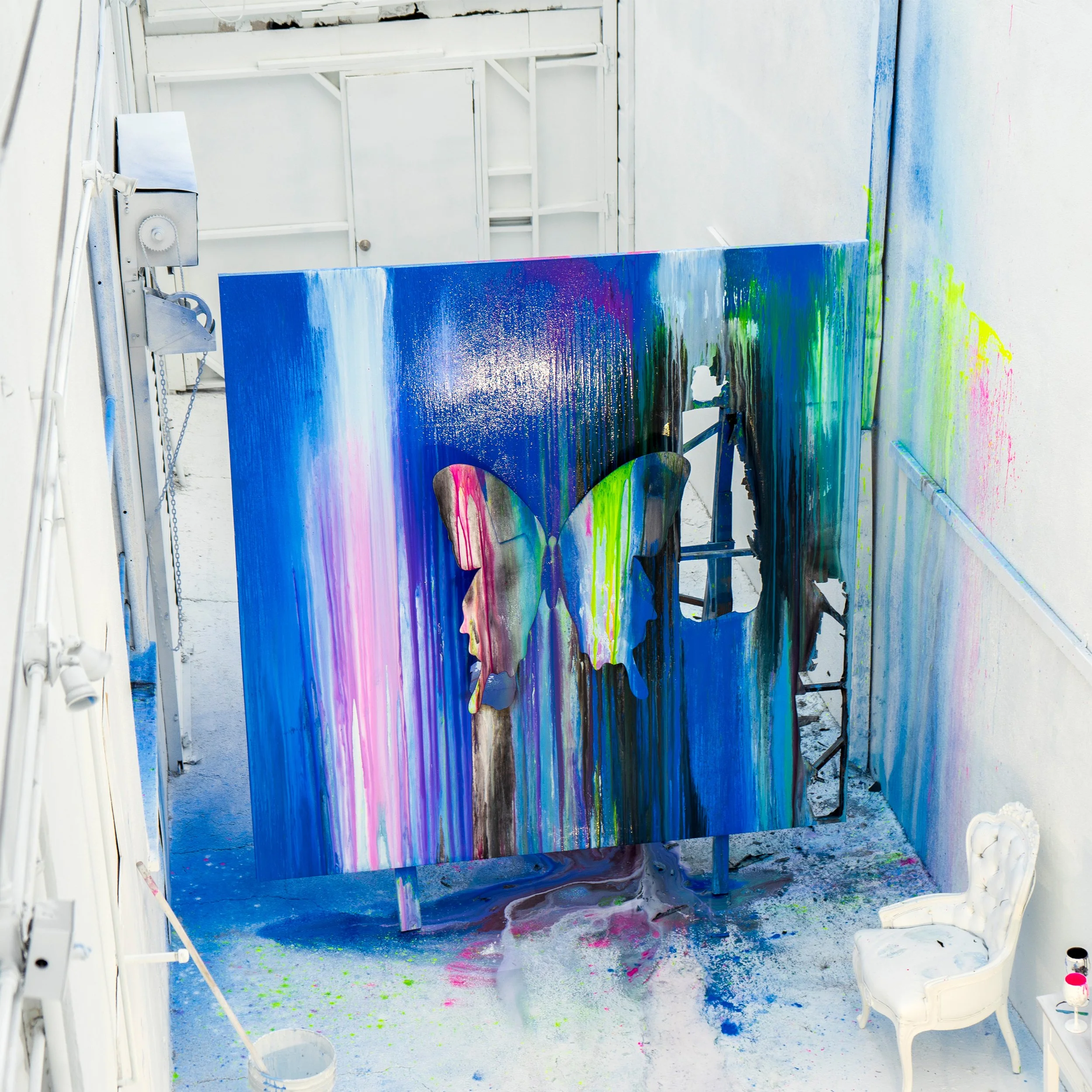 Fine art photography featuring 3D butterflies by PunkMeTender