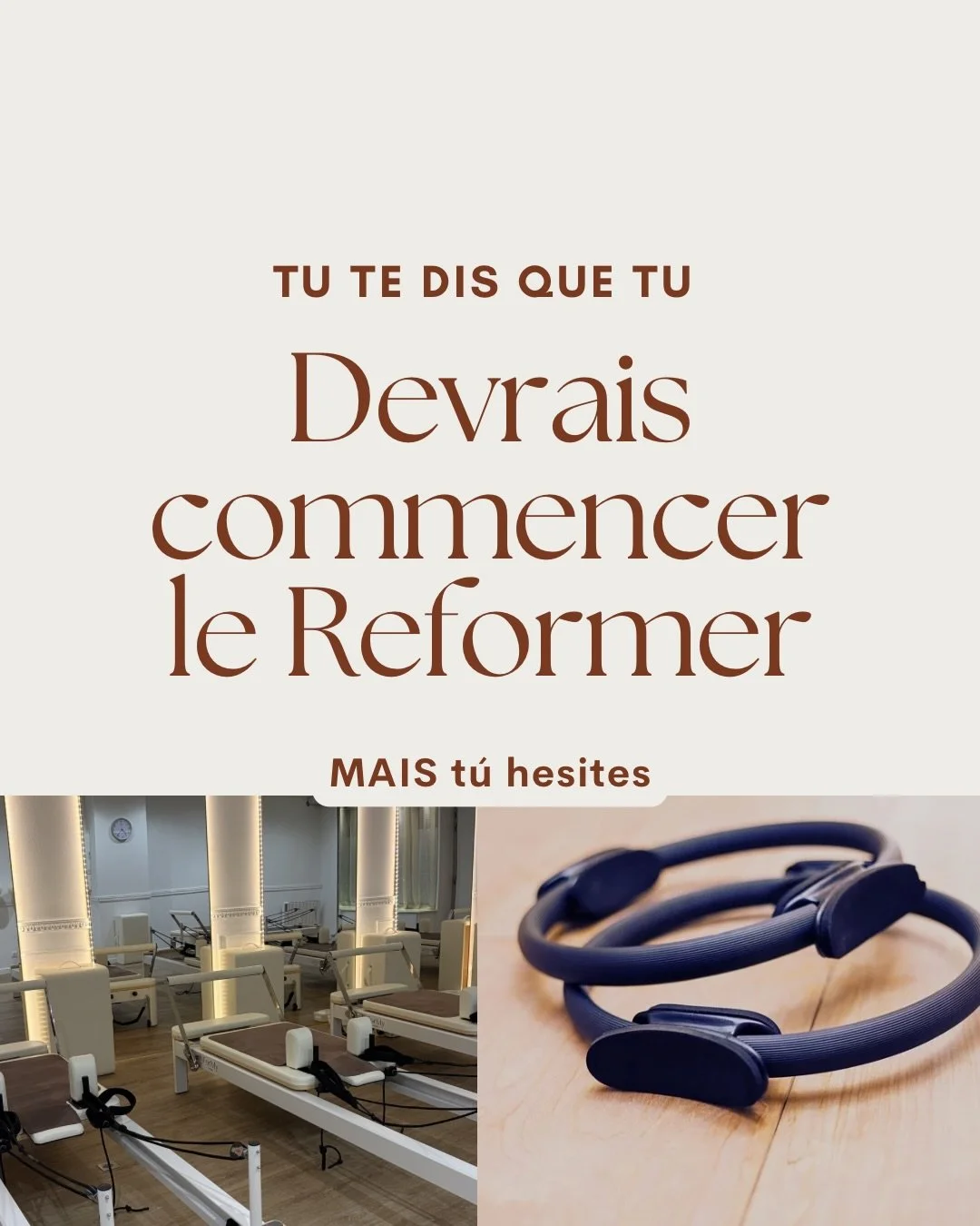 En vrai, on h&eacute;site beaucoup trop😌
On r&eacute;fl&eacute;chit, on repousse, on se trouve des excuses.

Alors que le jour o&ugrave; tu viens, tu te rends compte que :
tu peux suivre, ton corps travaille vraiment
et surtout &Ccedil;A FAIT DU BIE