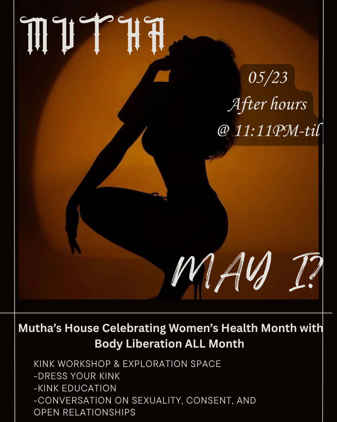 Mutha May I? Kink Party