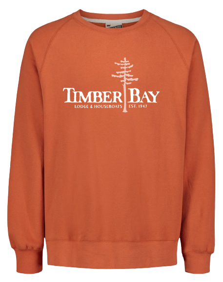 Raglan Crewneck Sweatshirt - Orange