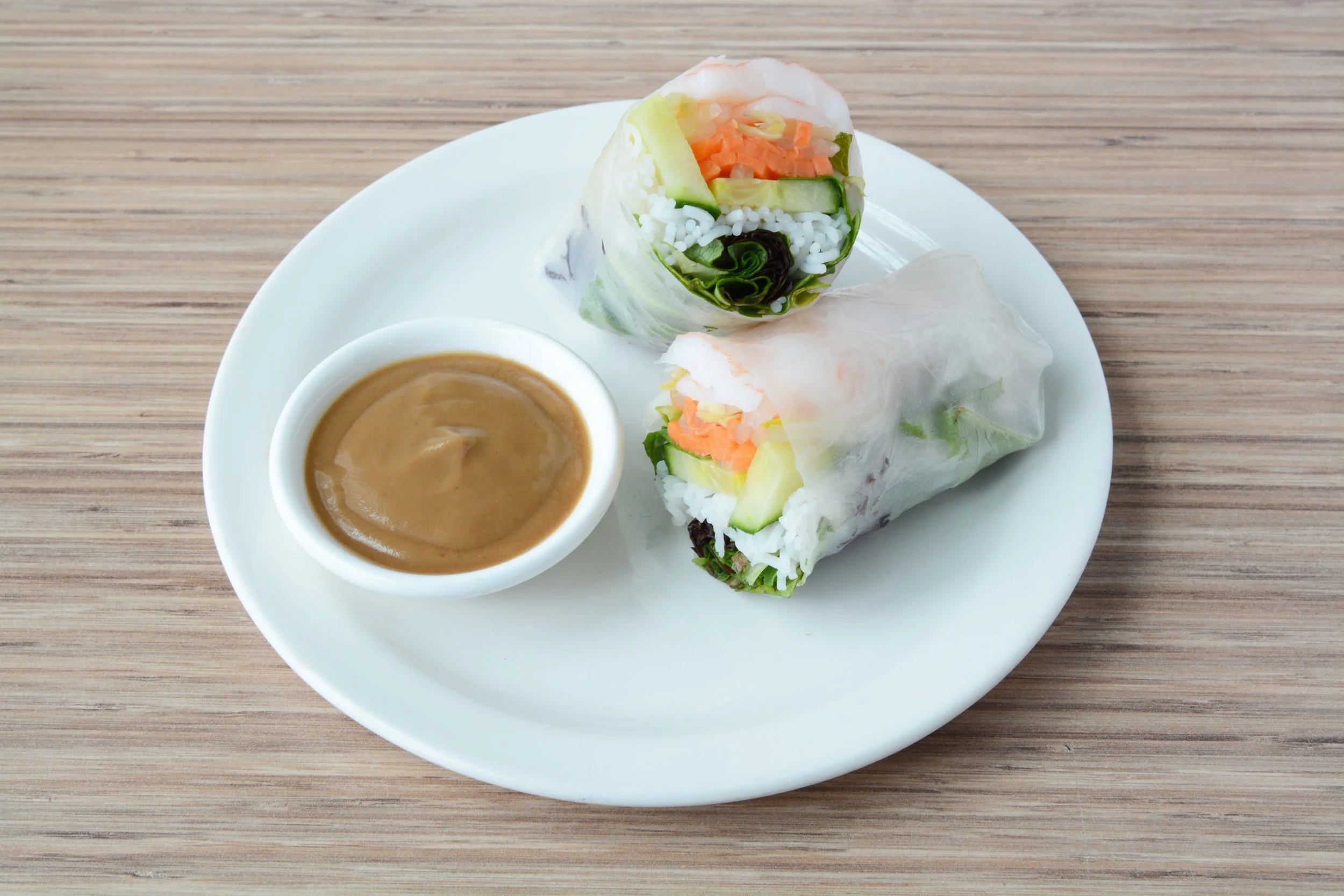 20. Blanched Prawns Salad Roll