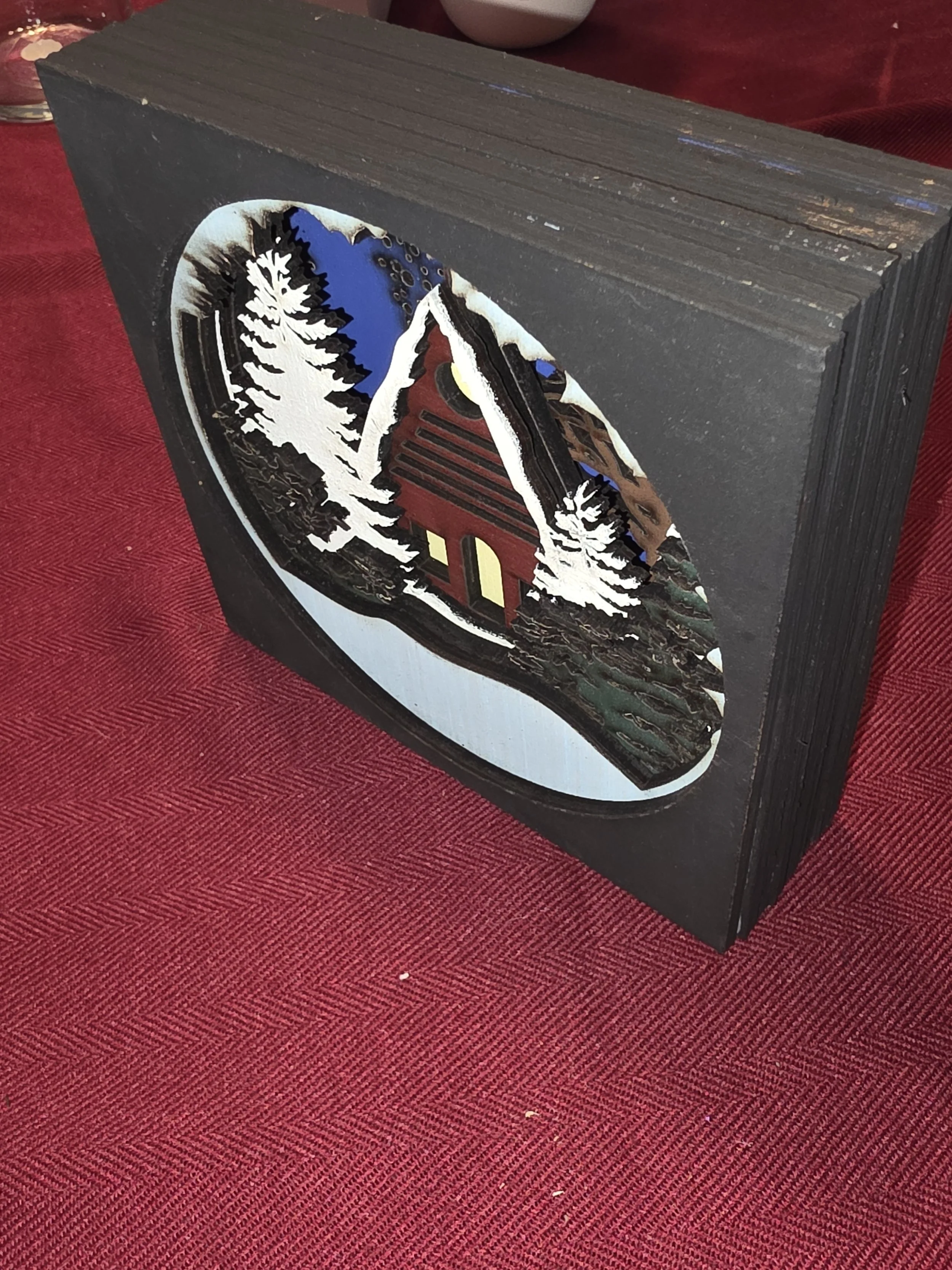 Multi-layer Laser cut art
