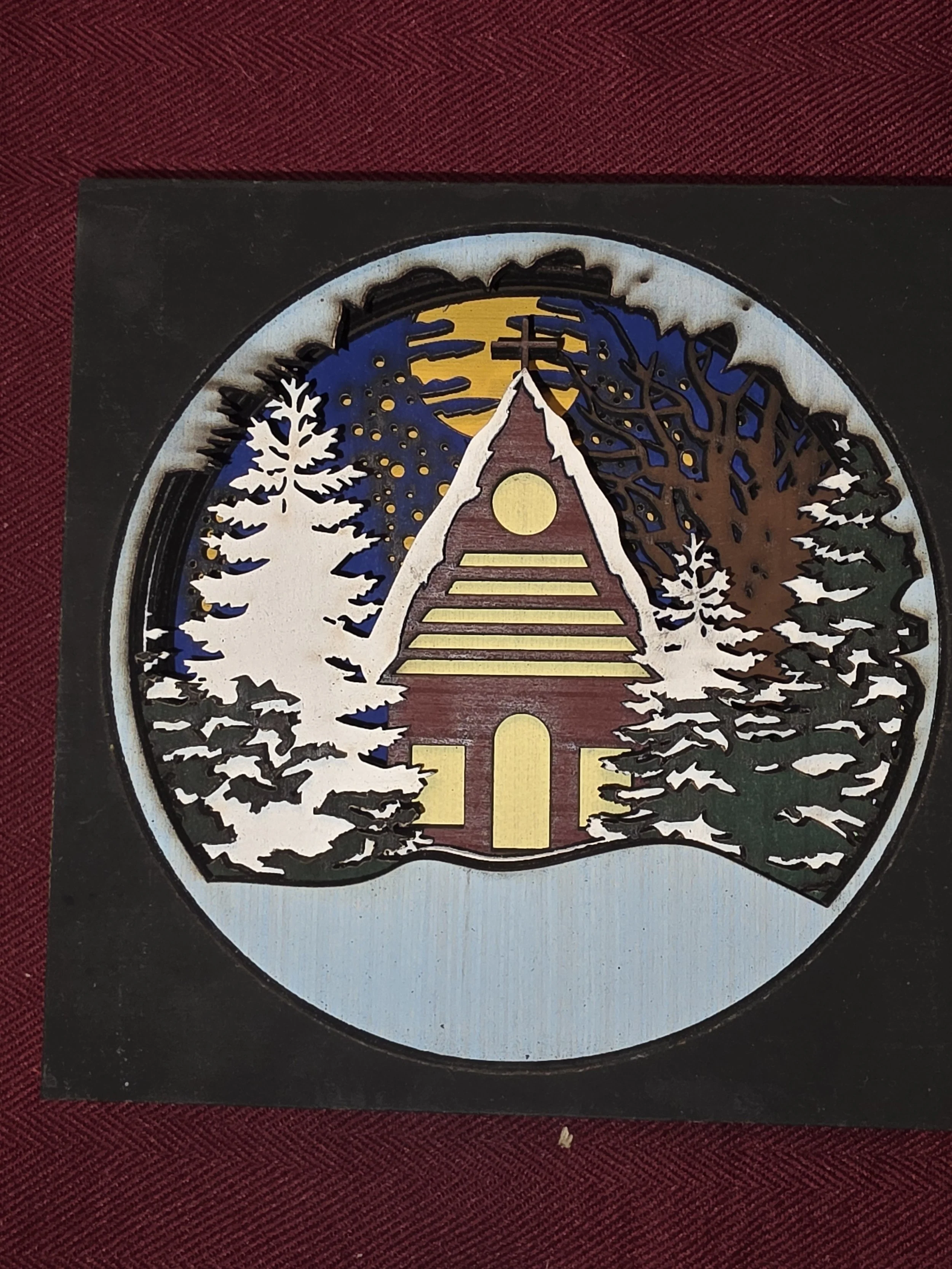 Multi-layer Laser cut art
