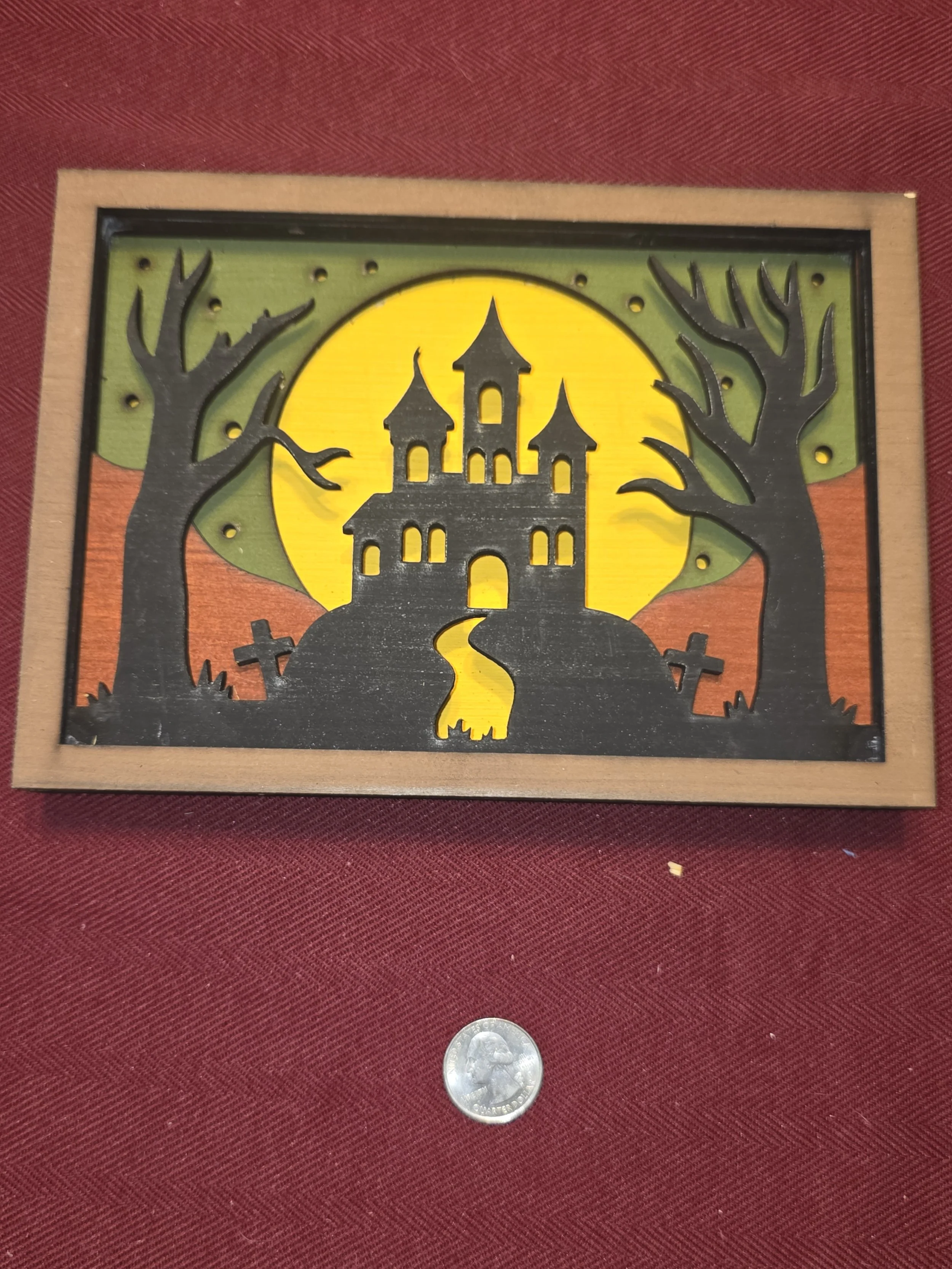 Multi-layer Laser cut art