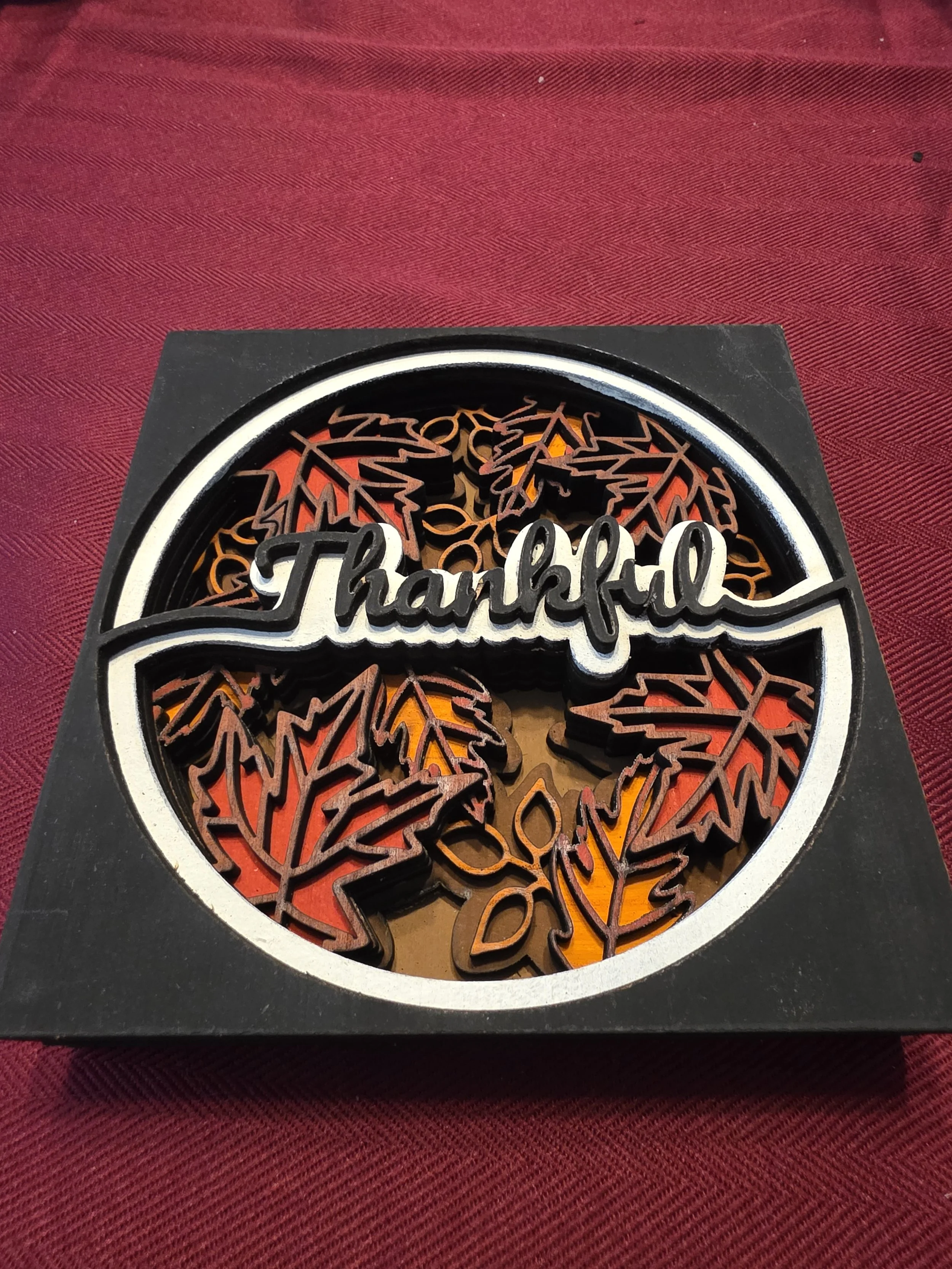 Multi-layer Laser cut art