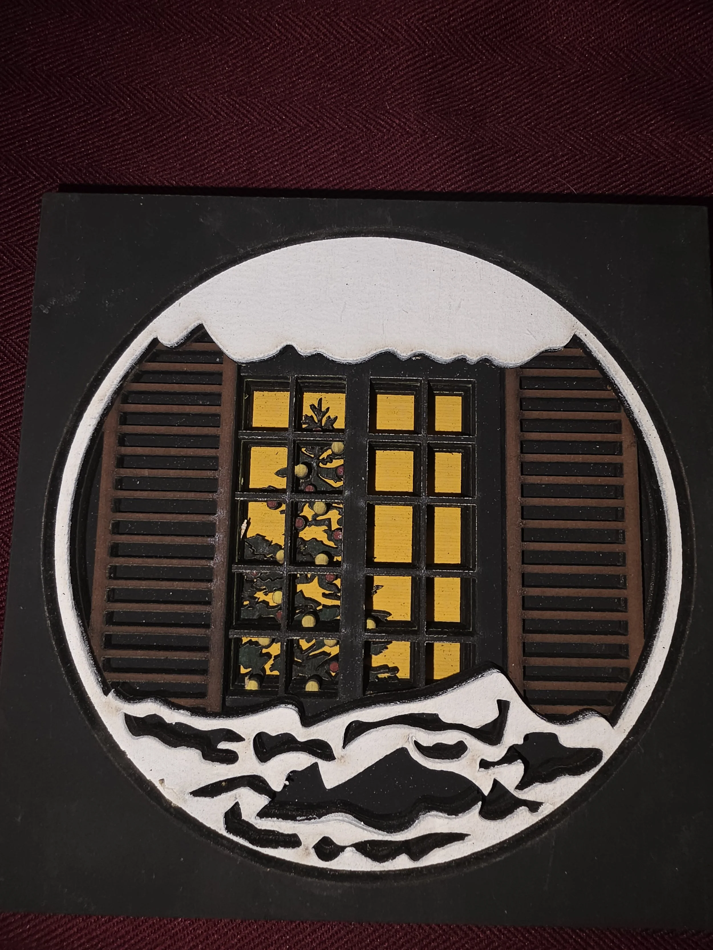 Multi-layer Laser cut art