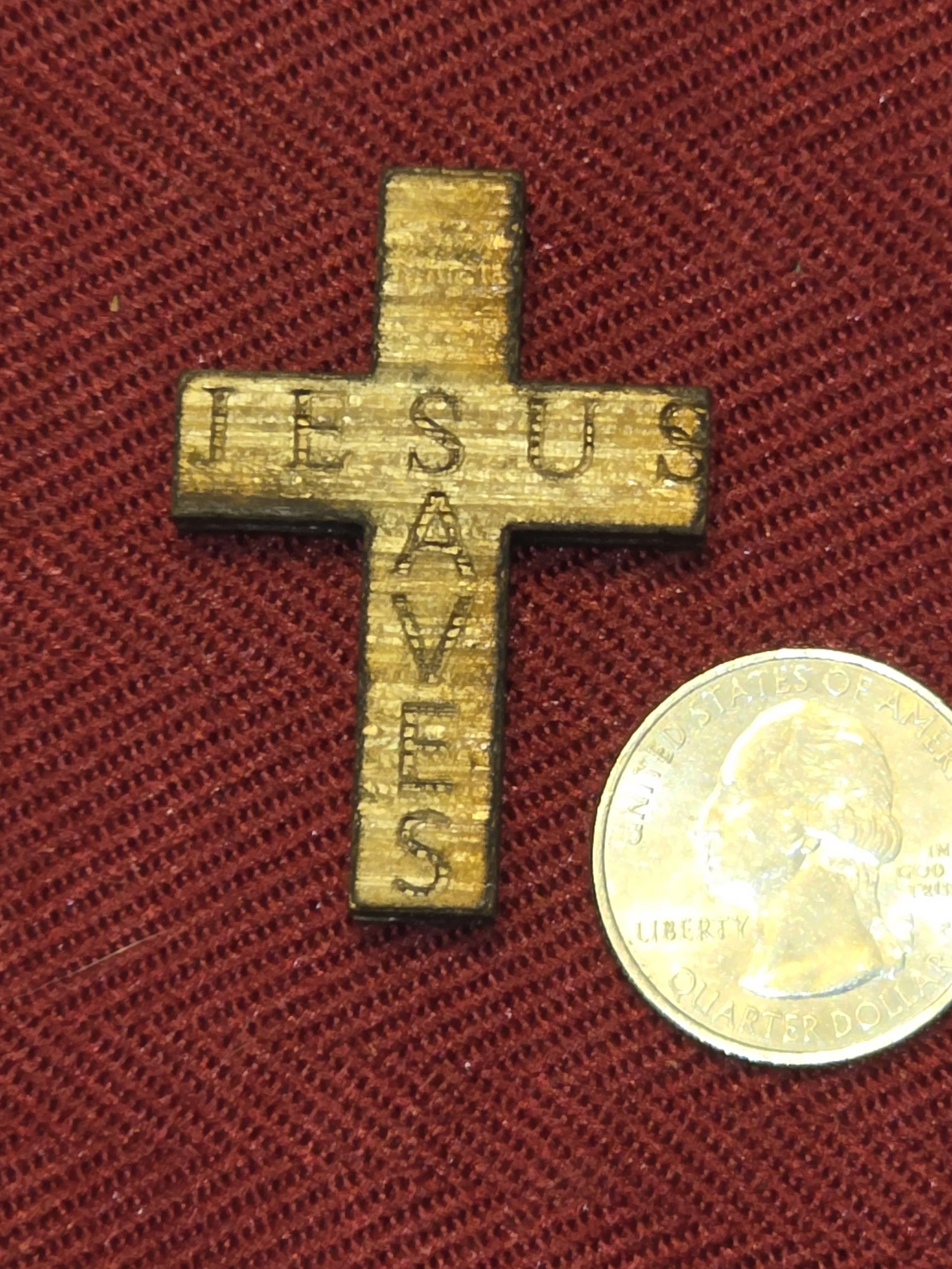 Laser engraved Crosses