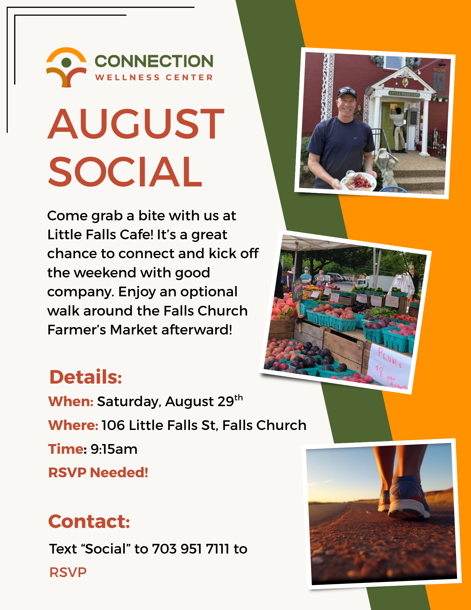 August Social at Little Falls Café