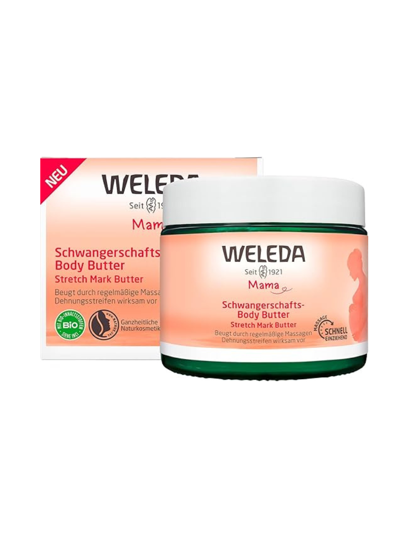 Weleda Mama Schwangerschafts-Butter-Creme für Bauch und Körperpflege in der Schwangerschaft