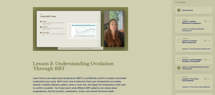 OvaFreak course video lesson platform