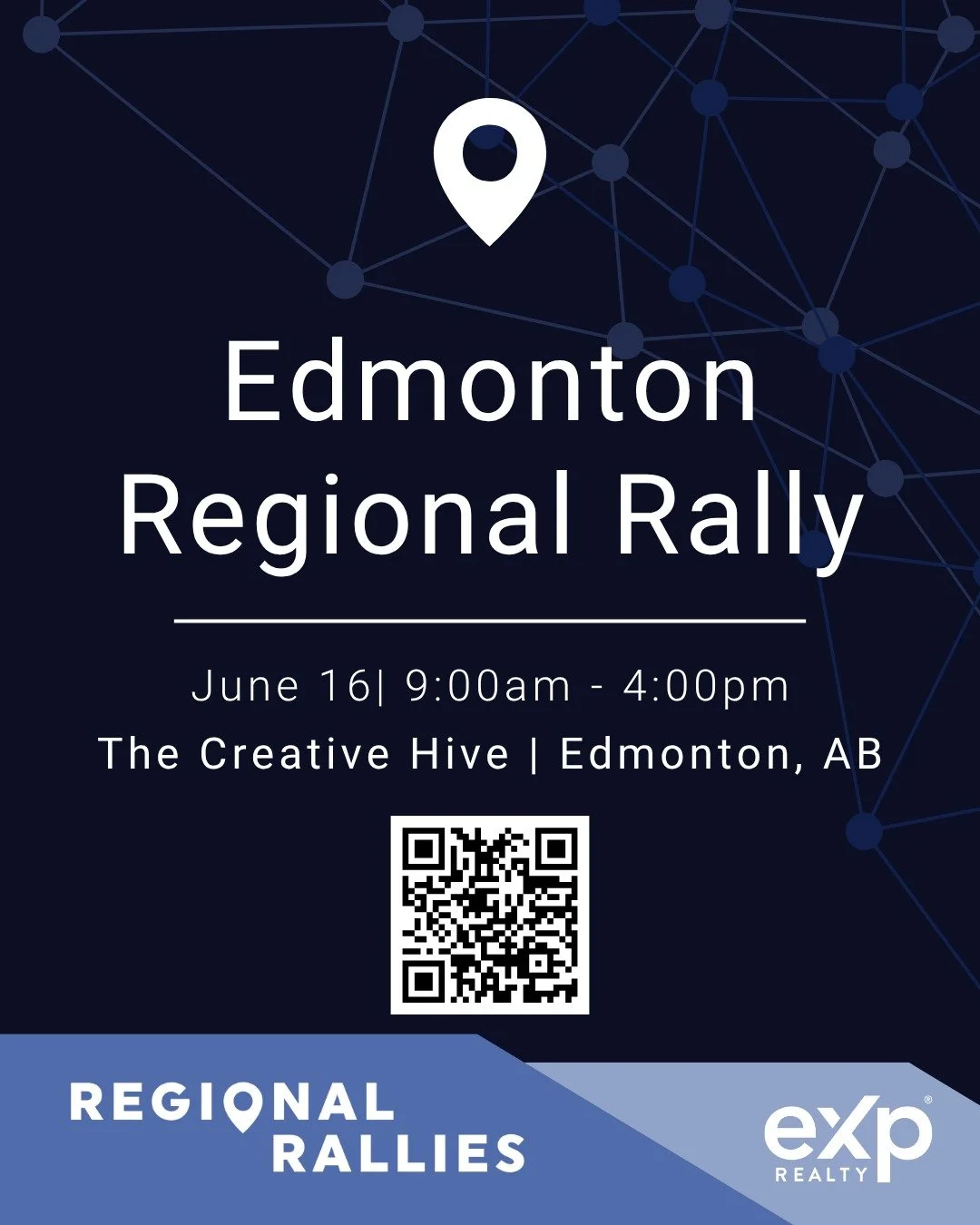 Edmonton real estate is about to level up. 🚀

The eXp Regional Rally is hitting the city this Spring. If you&rsquo;re ready to scale your business and dominate the upcoming market, you need to be in this room.

📅 June 16 | 9:00am - 4:00pm

📍 The C