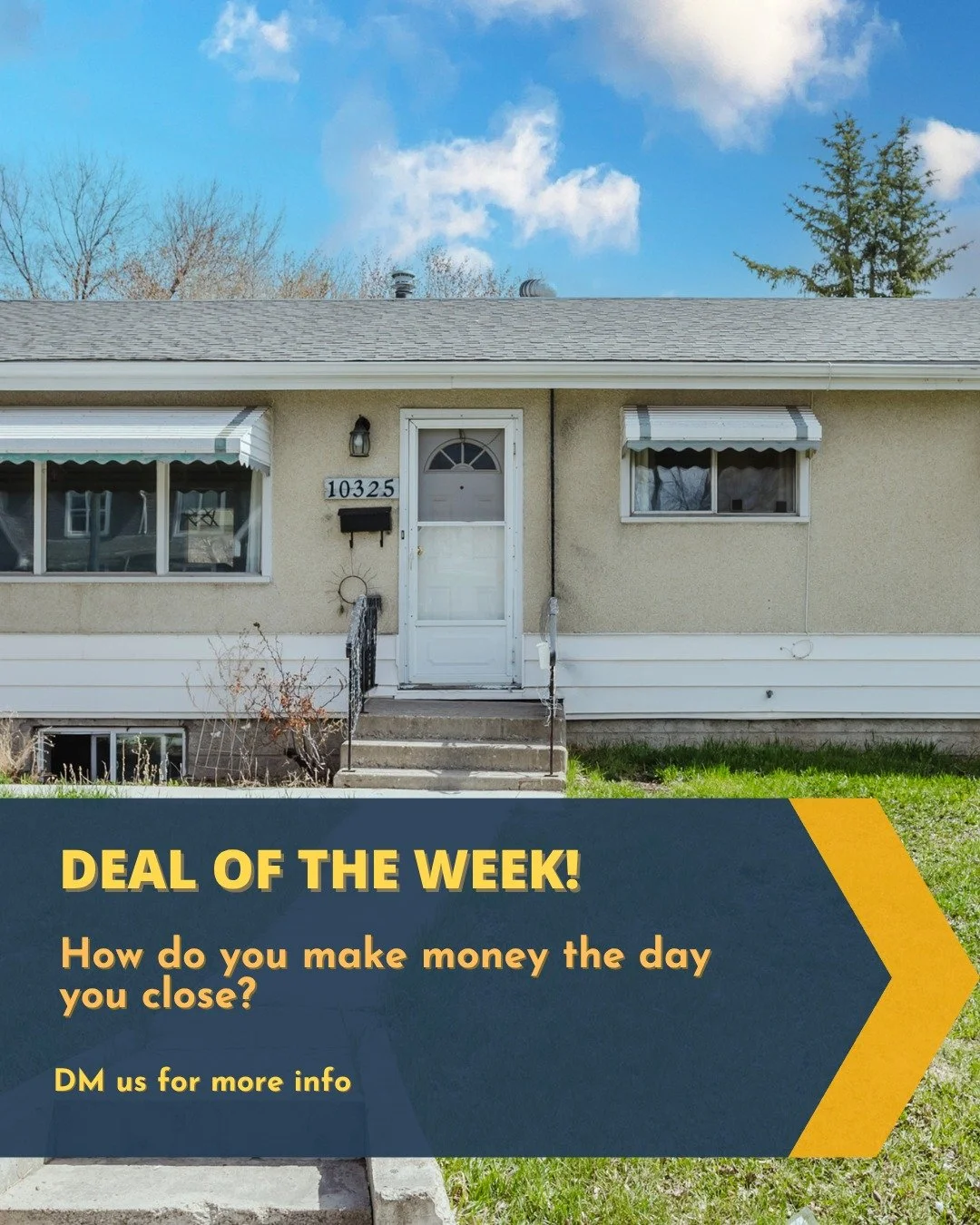 Found a property that argues back when you try to lose money.

A legal suite bungalow in Canora, west Edmonton &mdash; 3 beds up, 2 beds down, both tenanted, pulling in $2,900 a month with $467 left over after the mortgage, in a west-end pocket where
