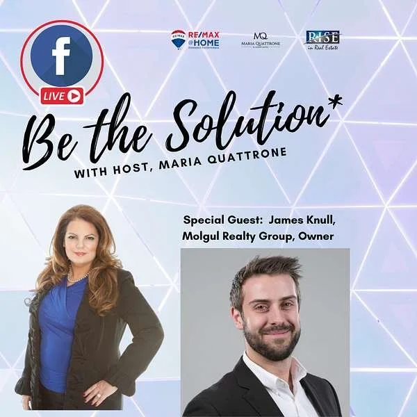 Cover of Be the solution Podcast with host Maria Quattrone and guest James Knull