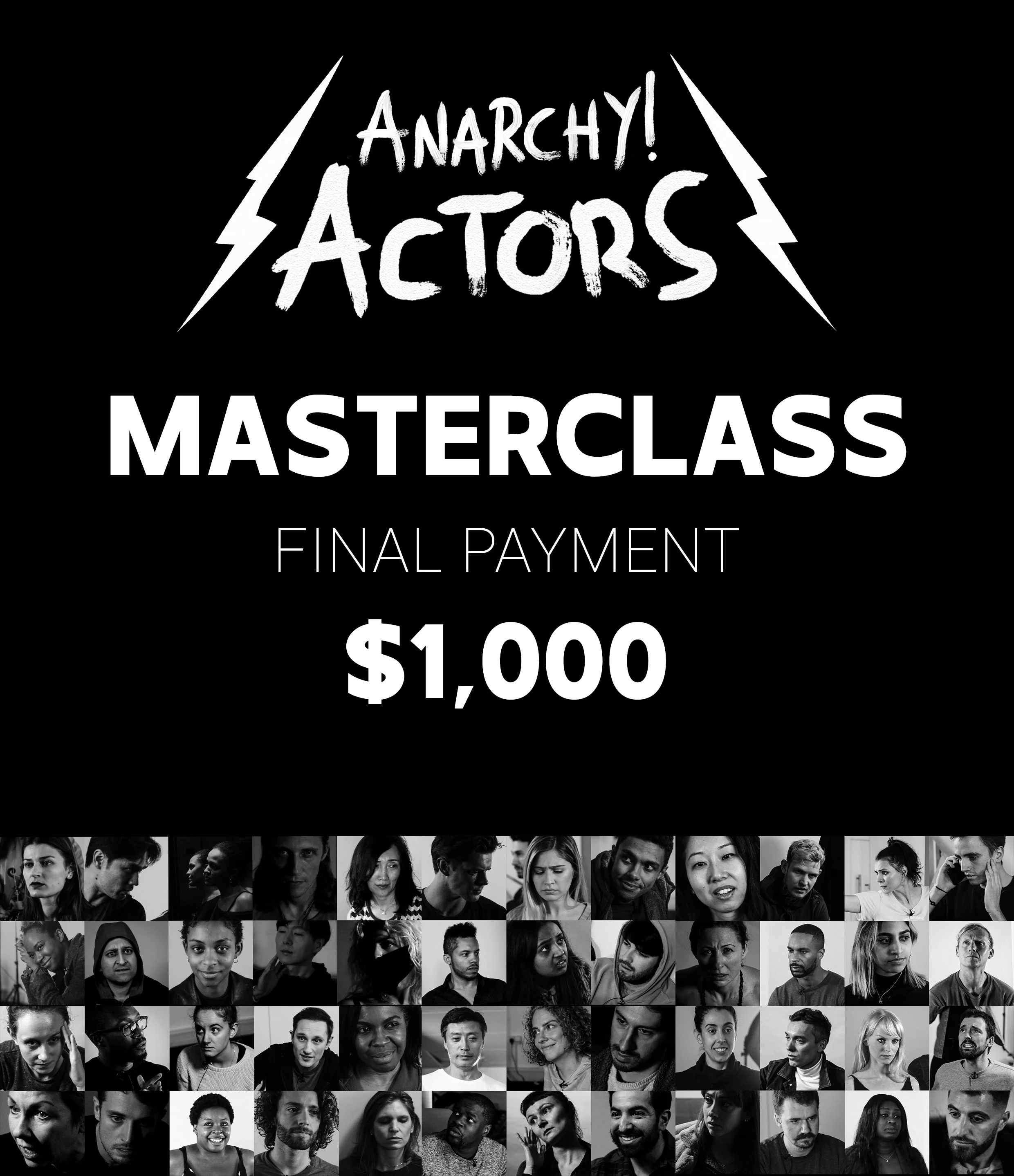 MASTERCLASS FINAL PAYMENT