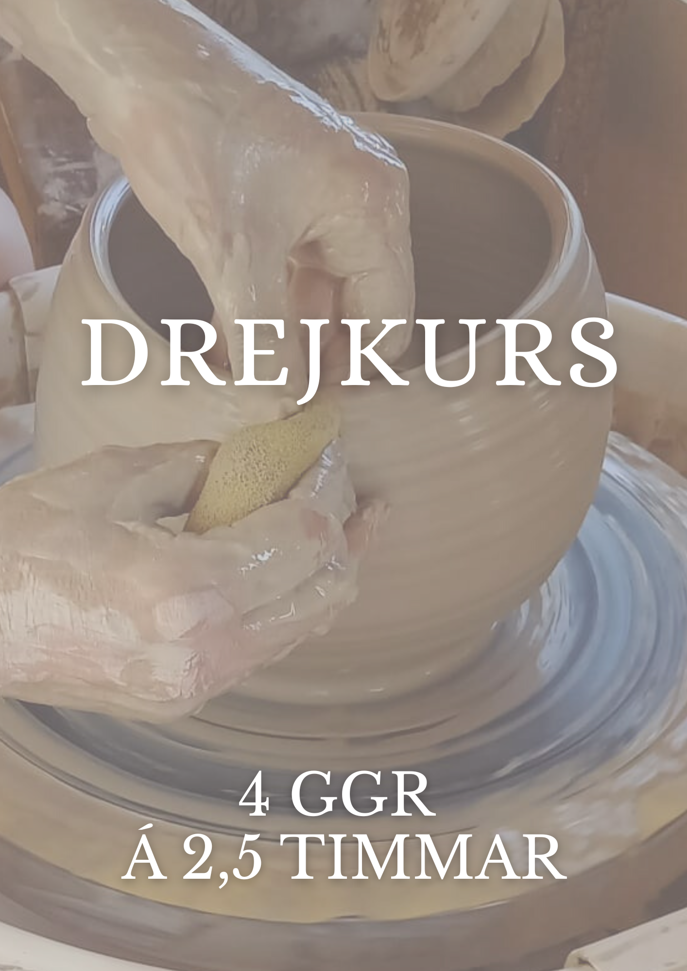 Drejkurs 4 ggr - start onsdag 20/05 kl. 17:00-19:30