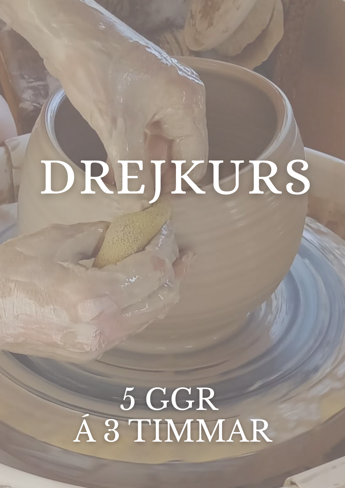 Drejkurs måndagar start 11/01/27 kl. 17:00-20:00