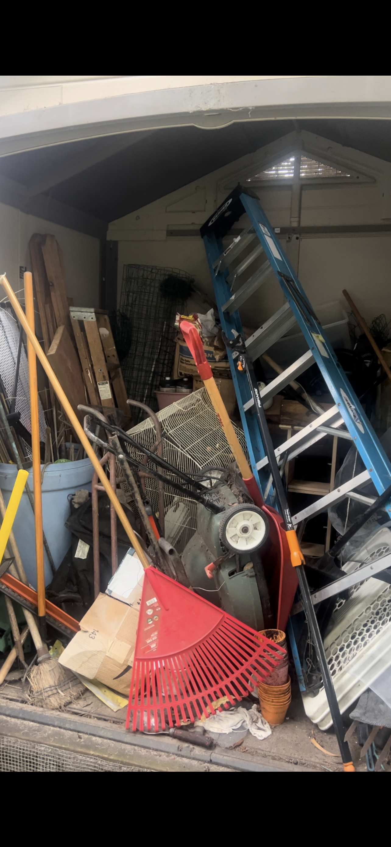 Storage Shed Before