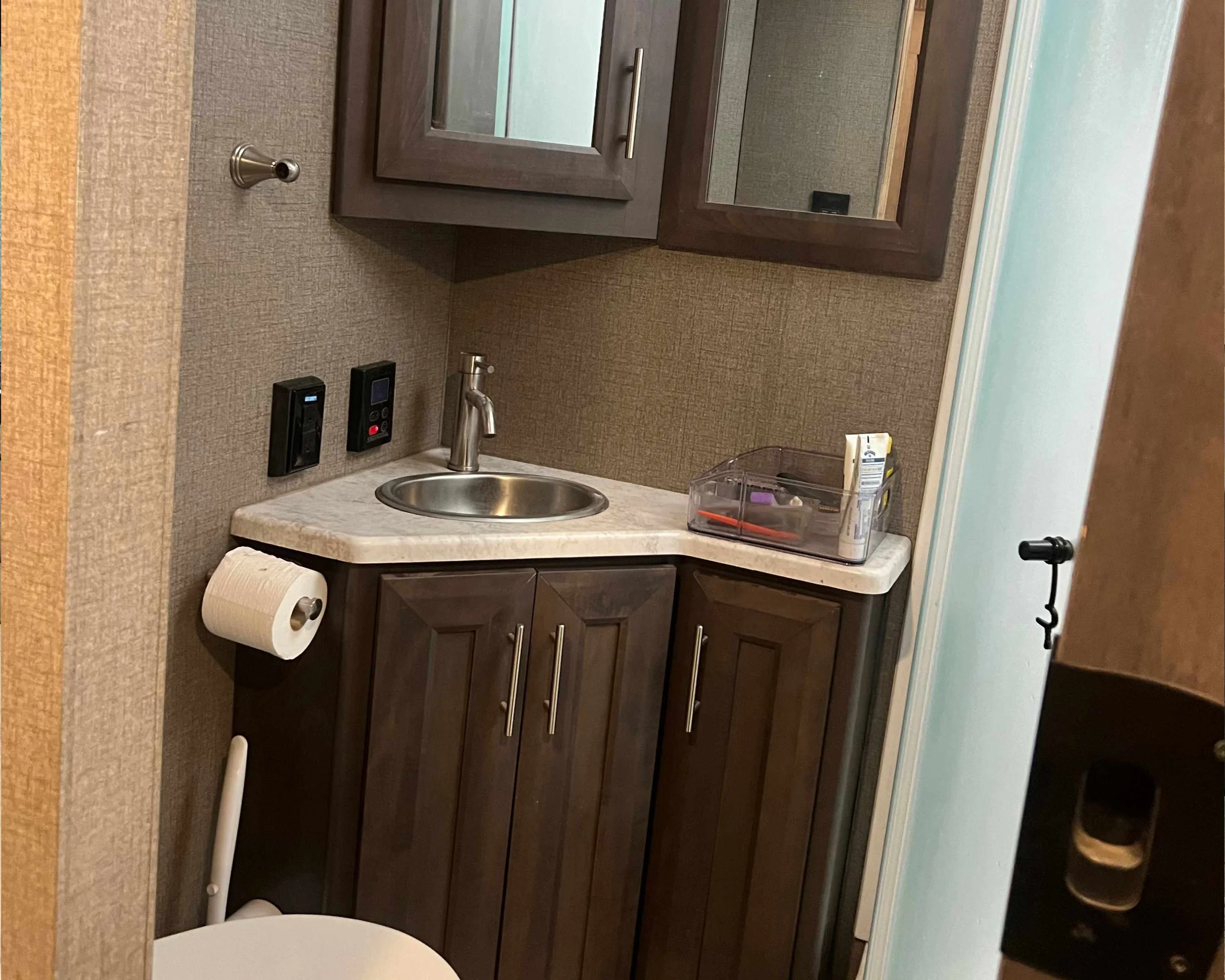RV Bathroom After