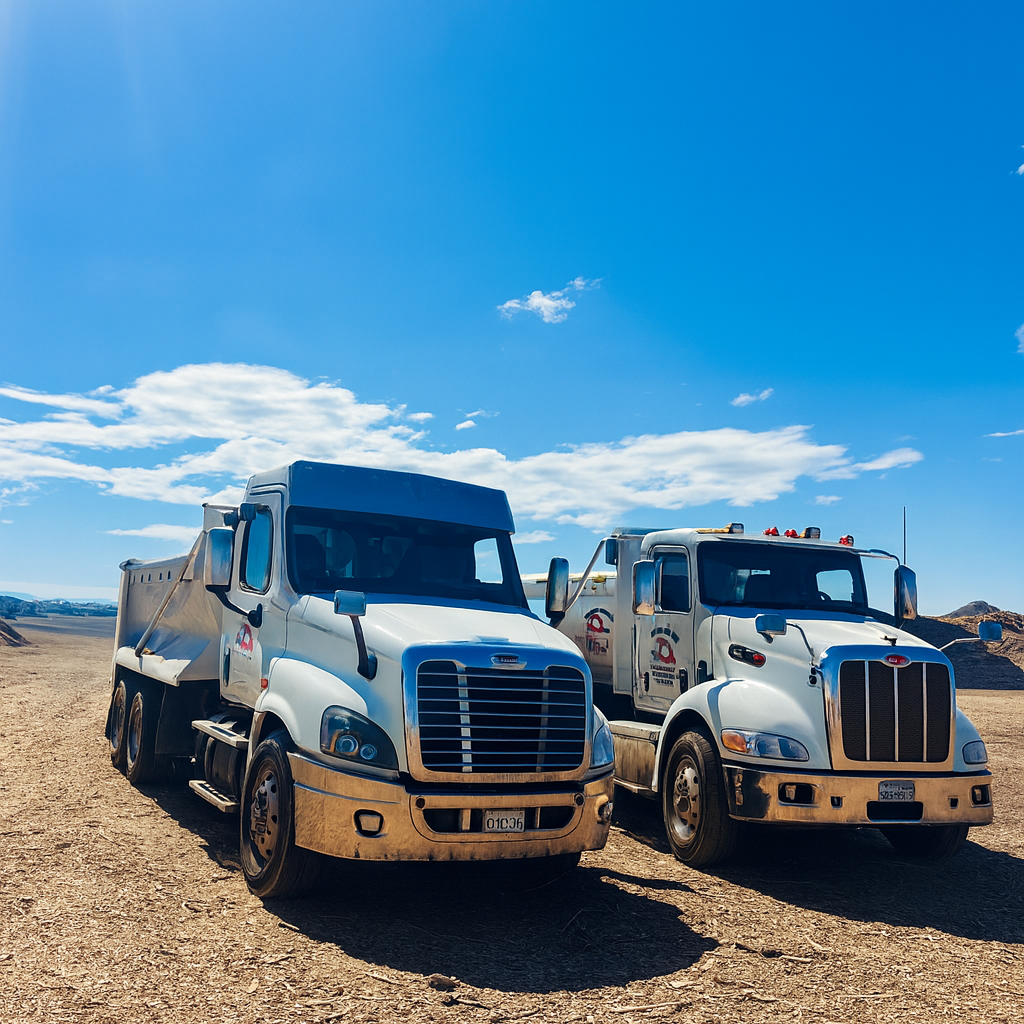 dump truck and hauling services across southern california. Family owned and operated. America