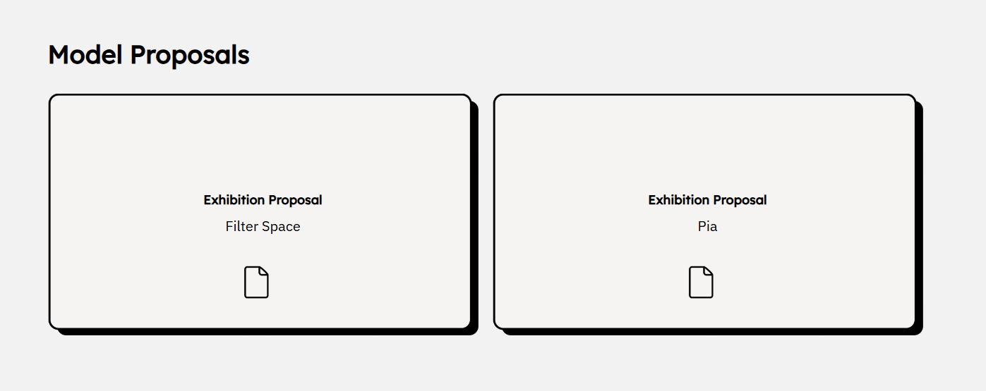 Model Proposals (Copy)
