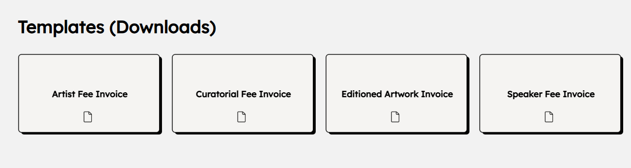 Invoice Templates (Copy)