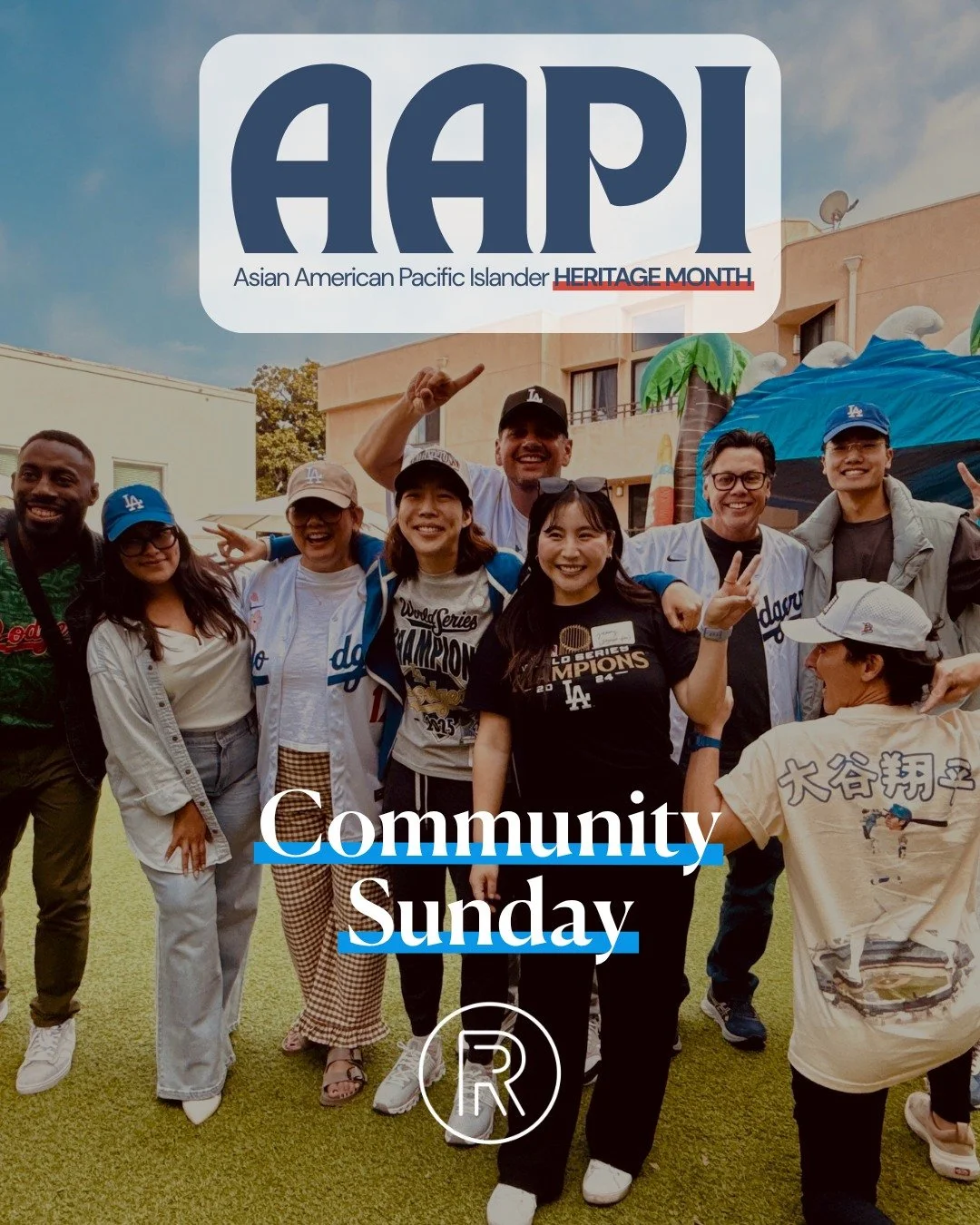 Bring your AAPI dish to share this Sunday (May 3) for our Community Sunday Potluck! #AAPIHeritageMonth