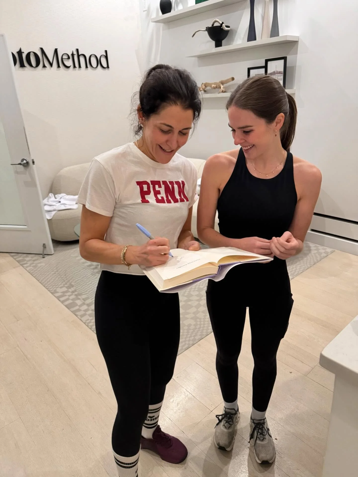 Our very first book signing 💛 Hosted by the wonderful Soto Method, supporting the Basser Center. Feeling incredibly grateful for this community and this moment!