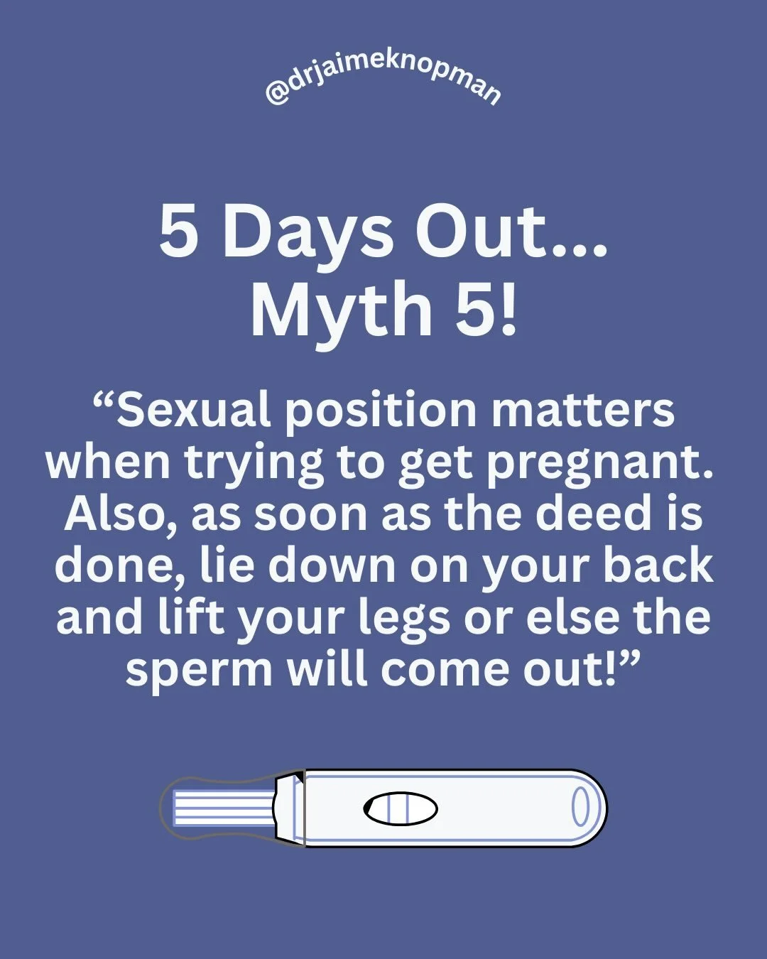 Myth 5!!! Can&rsquo;t believe we are only five days out&hellip; preorder link for &ldquo;Own Your Fertility&rdquo; available in my bio! 🫶