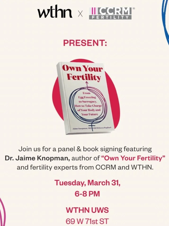 Come hang out Tuesday, March 31st on the Upper West Side for a panel with some PHENOMENAL women as we dive into holistic wellness, movement, and what it really means to own your fertility ✨ Spots are limited, so book yours at the link in bio! @wthn @