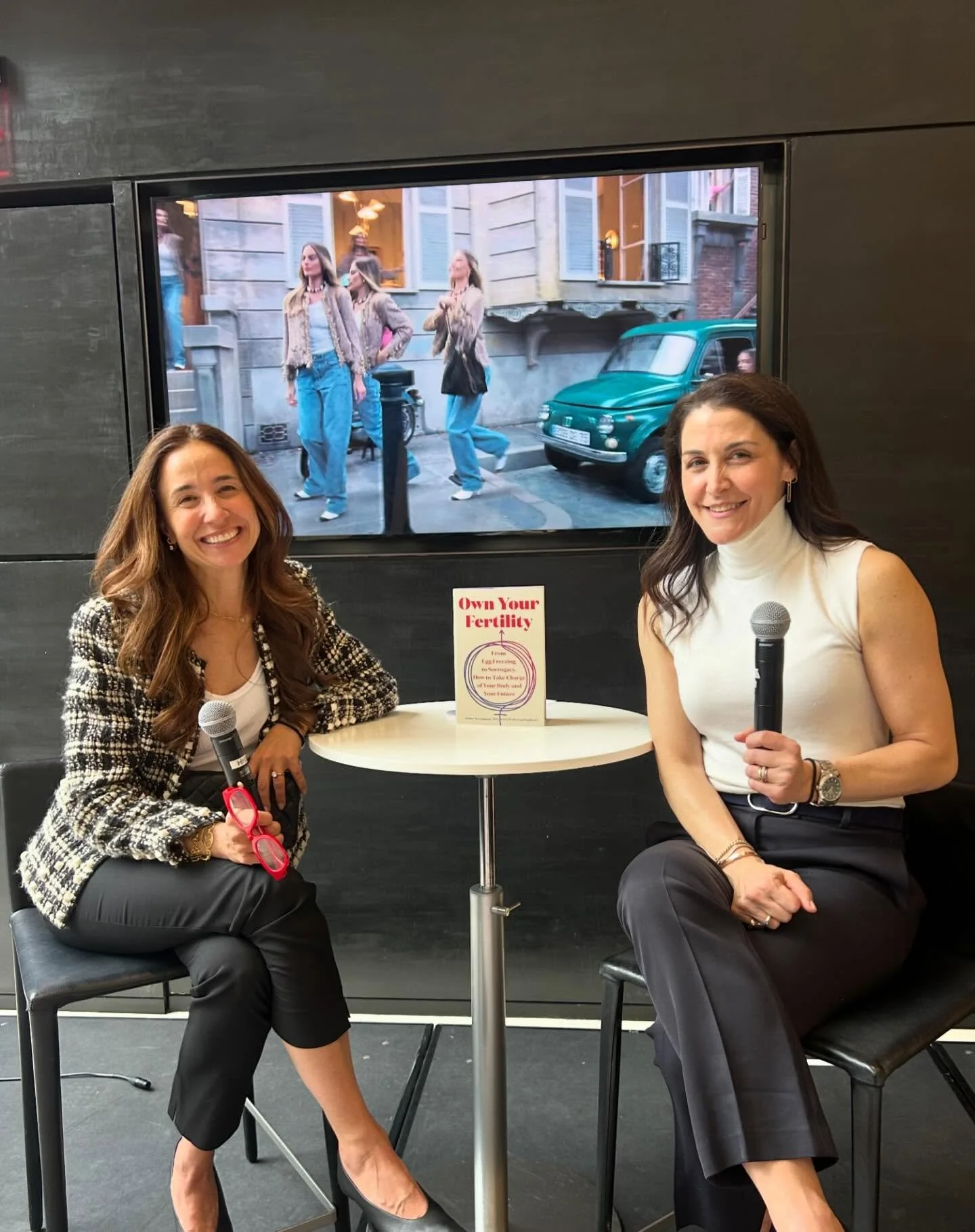 So grateful for the chance to speak to the VERY fashionable crew at @chanelofficial about reproductive choices and &ldquo;Own Your Fertility!&rdquo; 👡👗🤍